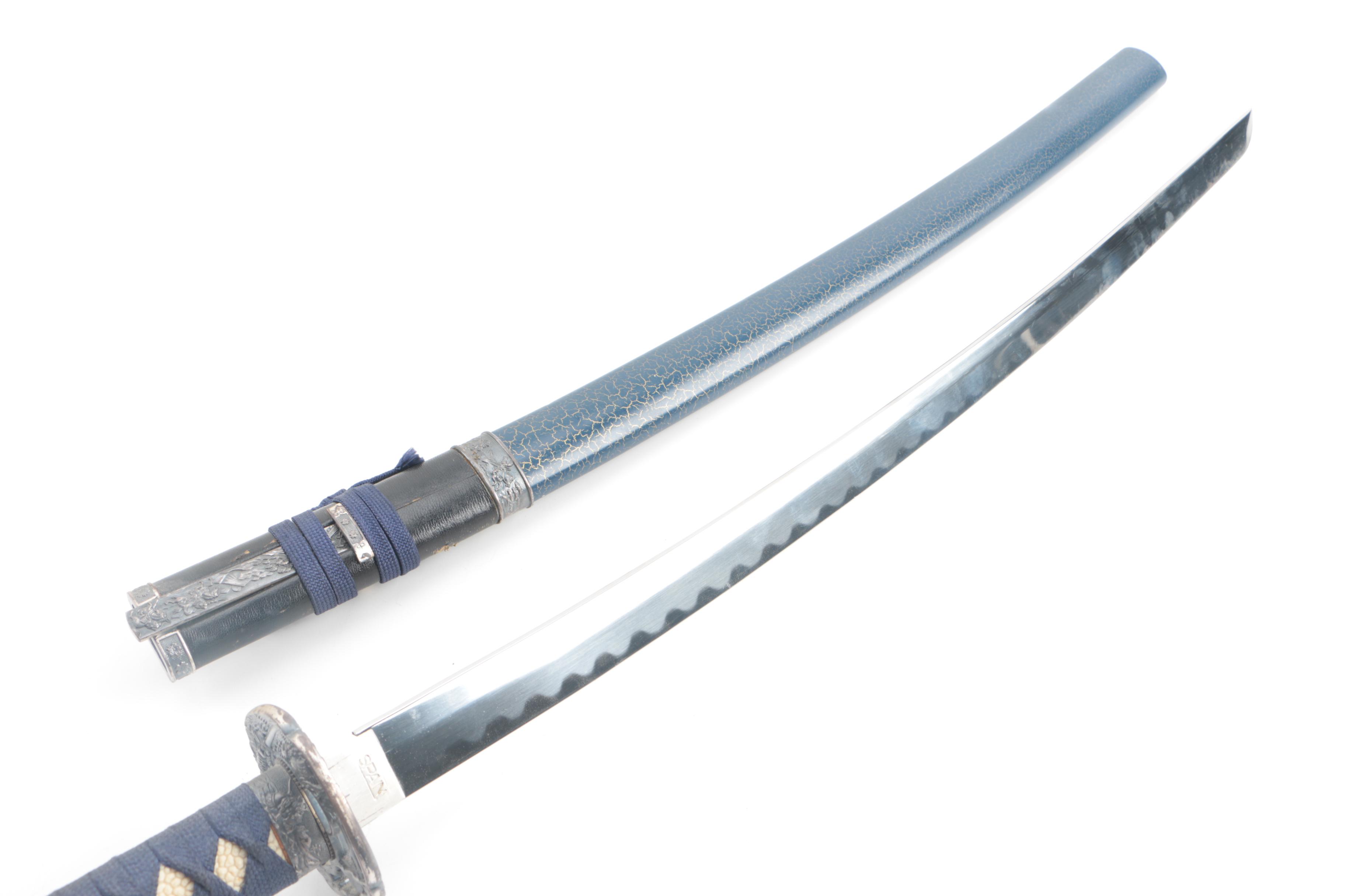 Japanese Style Swords with Stand