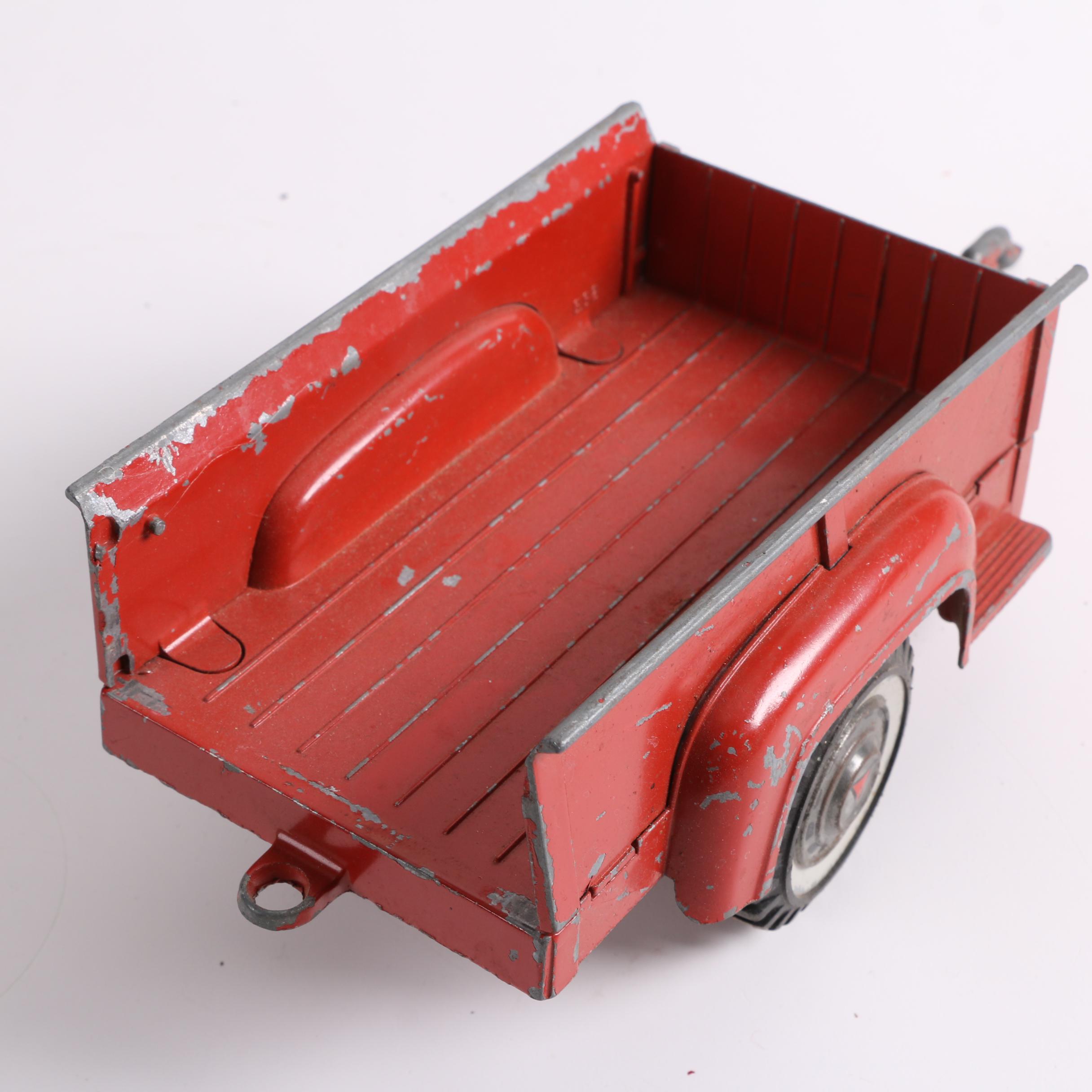 Vintage Tonka Dump Truck, Hubley Trailer, and Cypress Kness