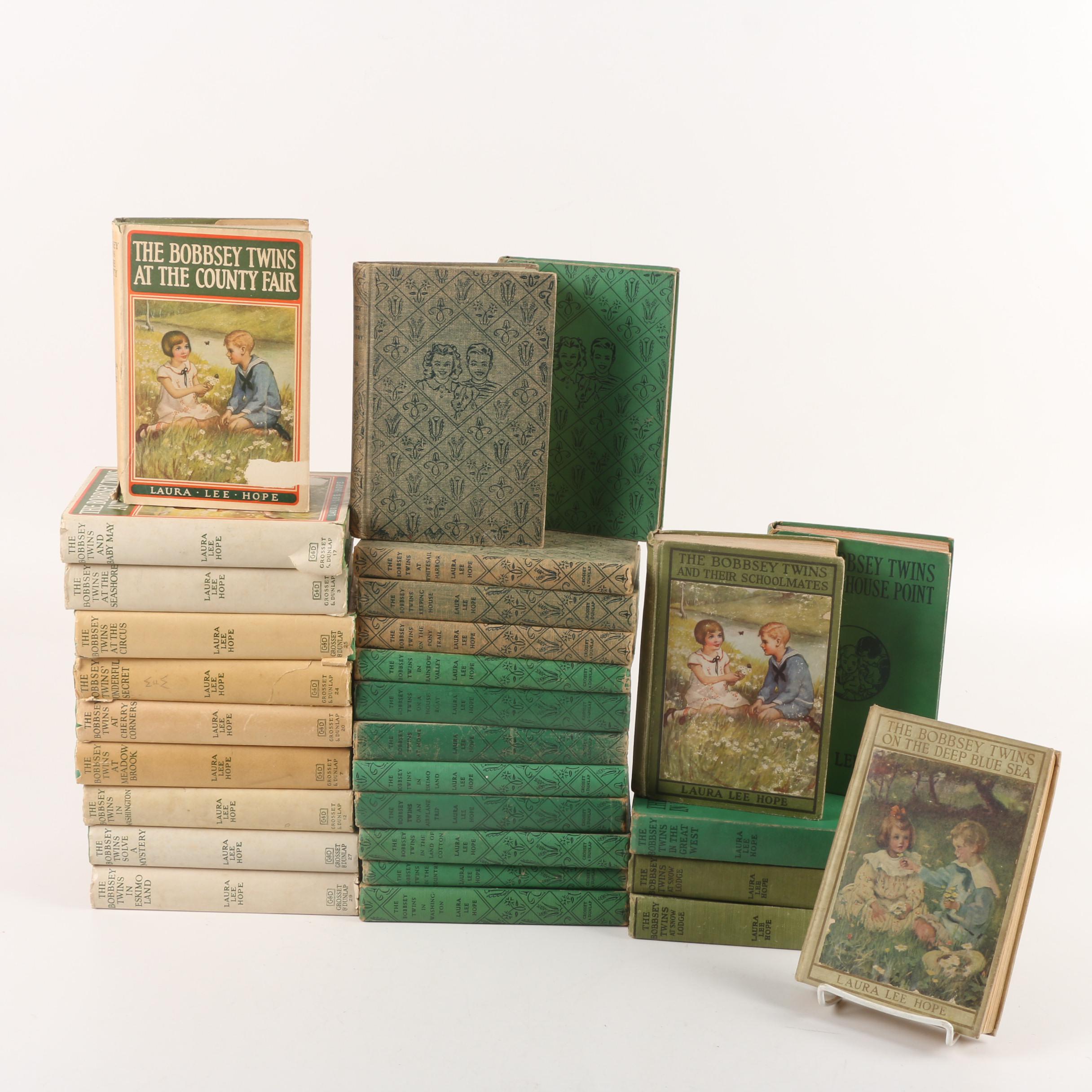 Twenty-Eight Volumes of "The Bobbsey Twins" by Laura Lee Hope