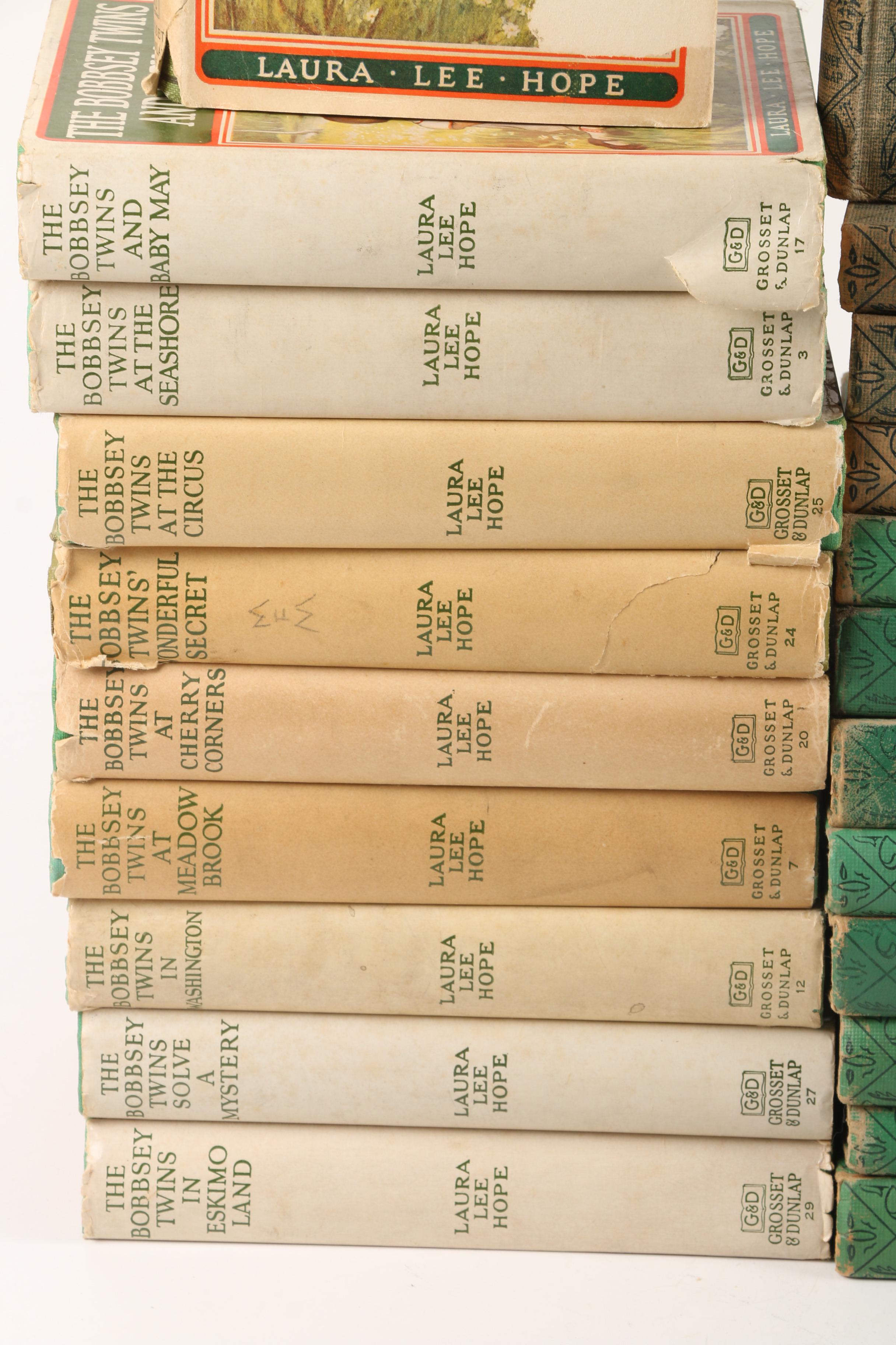 Twenty-Eight Volumes of "The Bobbsey Twins" by Laura Lee Hope