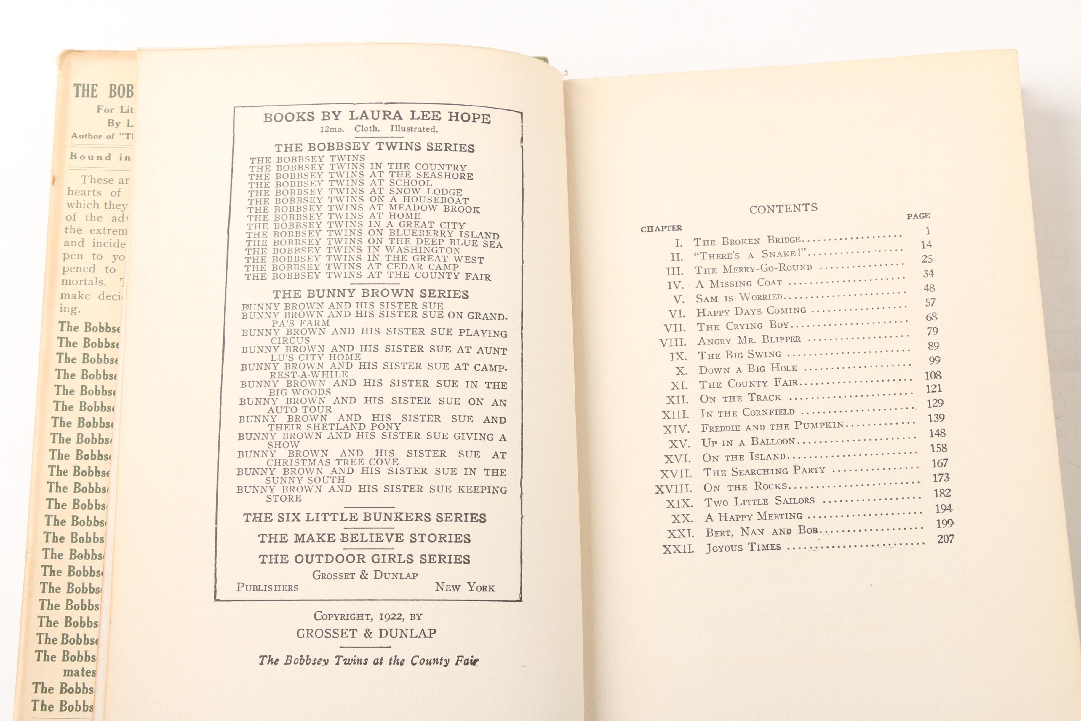 Twenty-Eight Volumes of "The Bobbsey Twins" by Laura Lee Hope