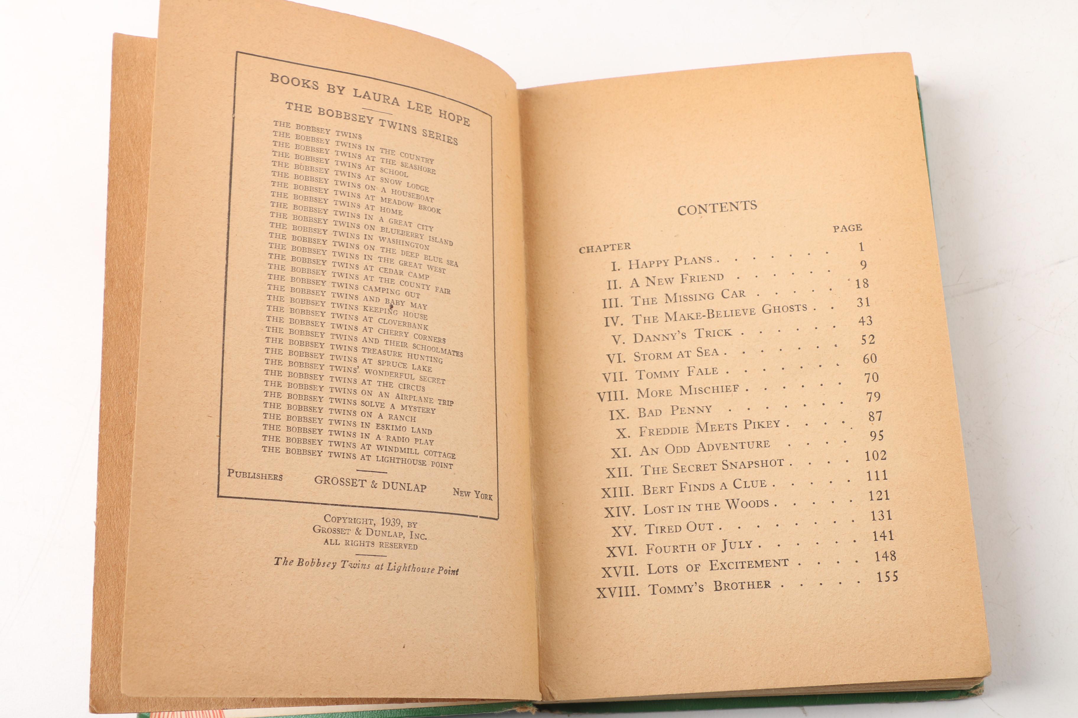 Twenty-Eight Volumes of "The Bobbsey Twins" by Laura Lee Hope