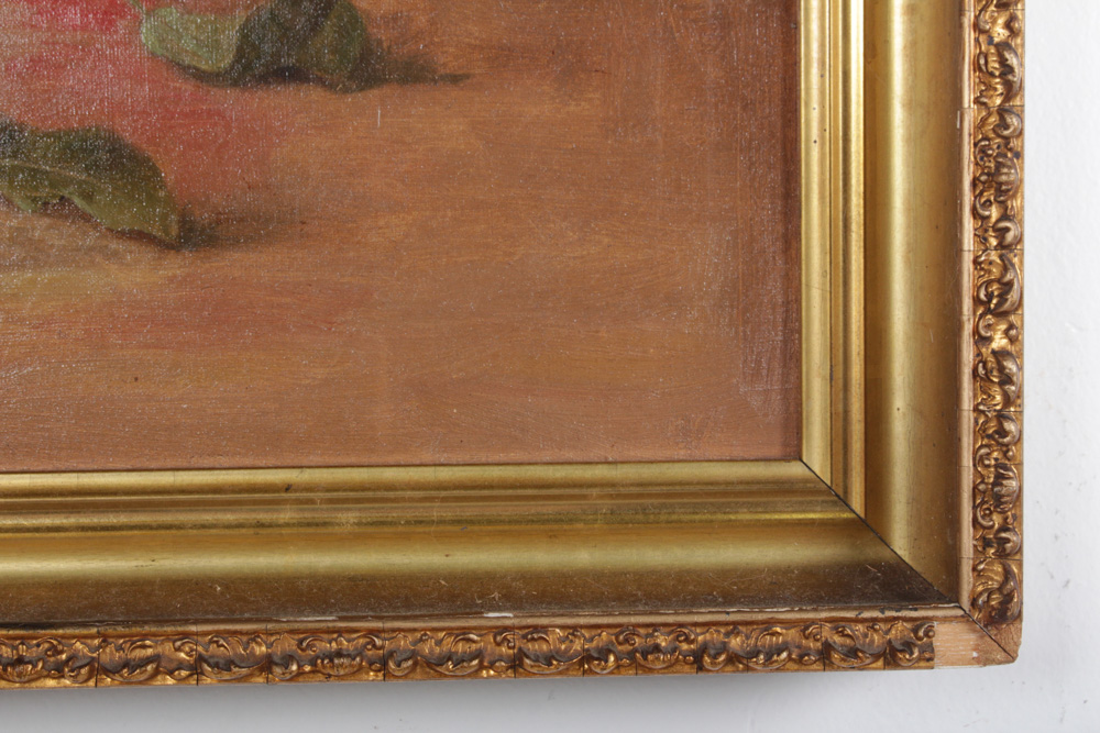 Josephine E. Bradstreet Oil on Canvas of Apples