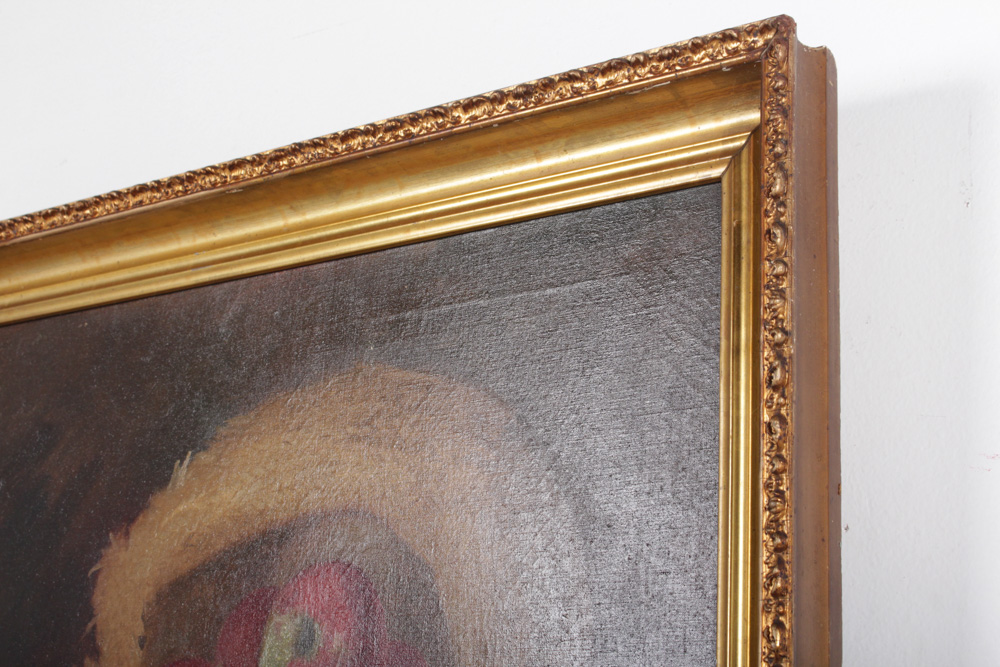 Josephine E. Bradstreet Oil on Canvas of Apples