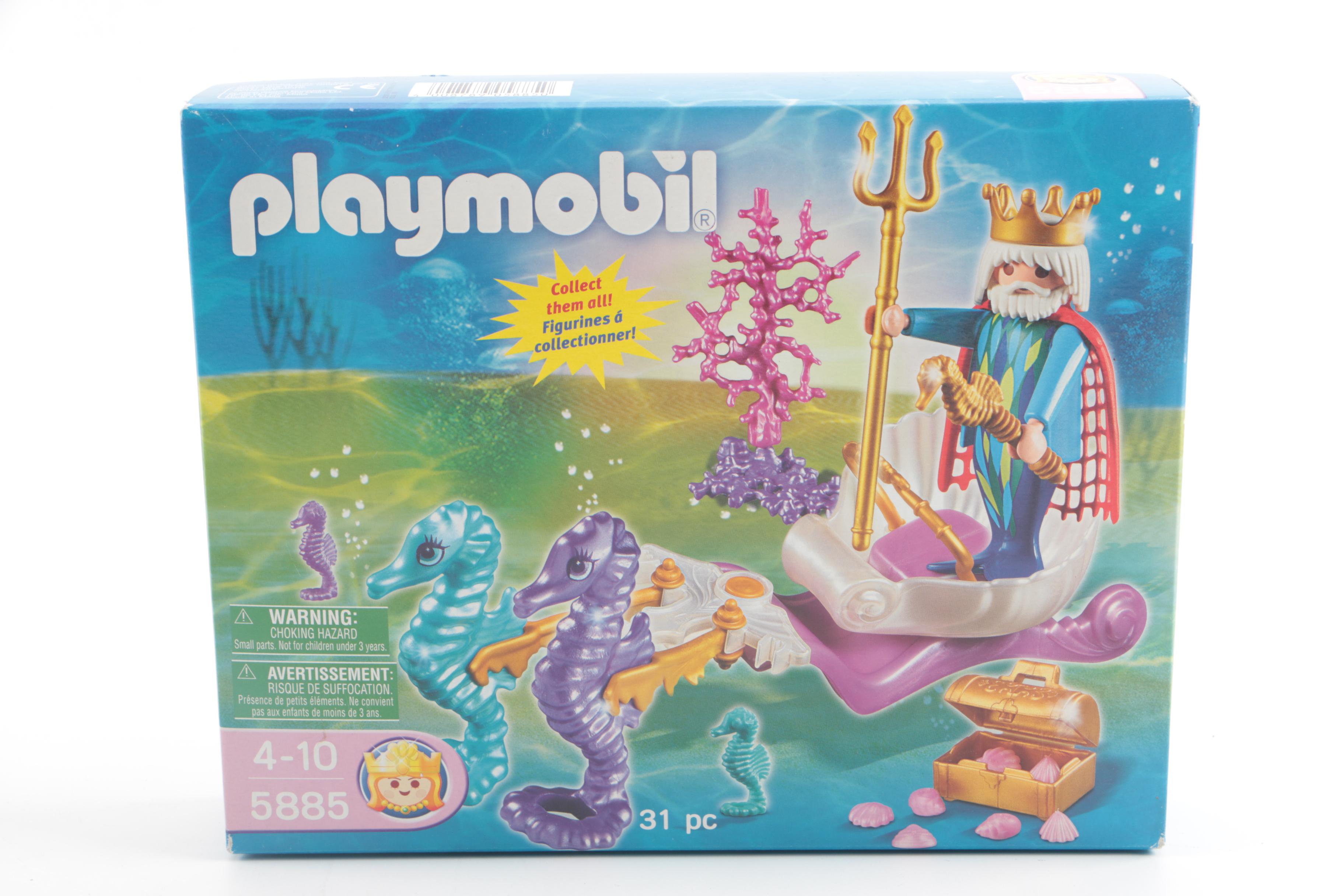 Playmobil Fantasy Themed Sets Including "King and his Throne"