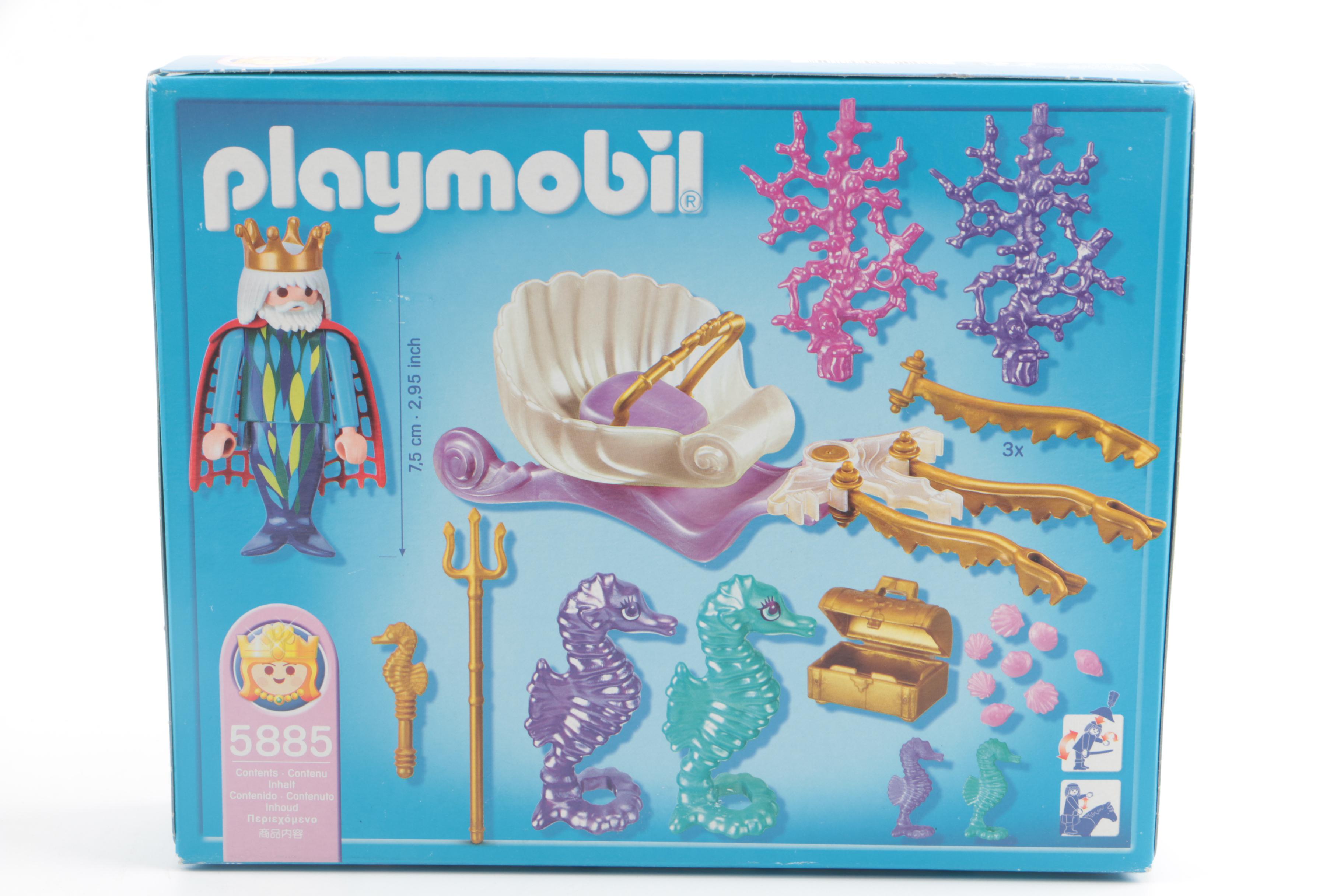 Playmobil Fantasy Themed Sets Including "King and his Throne"