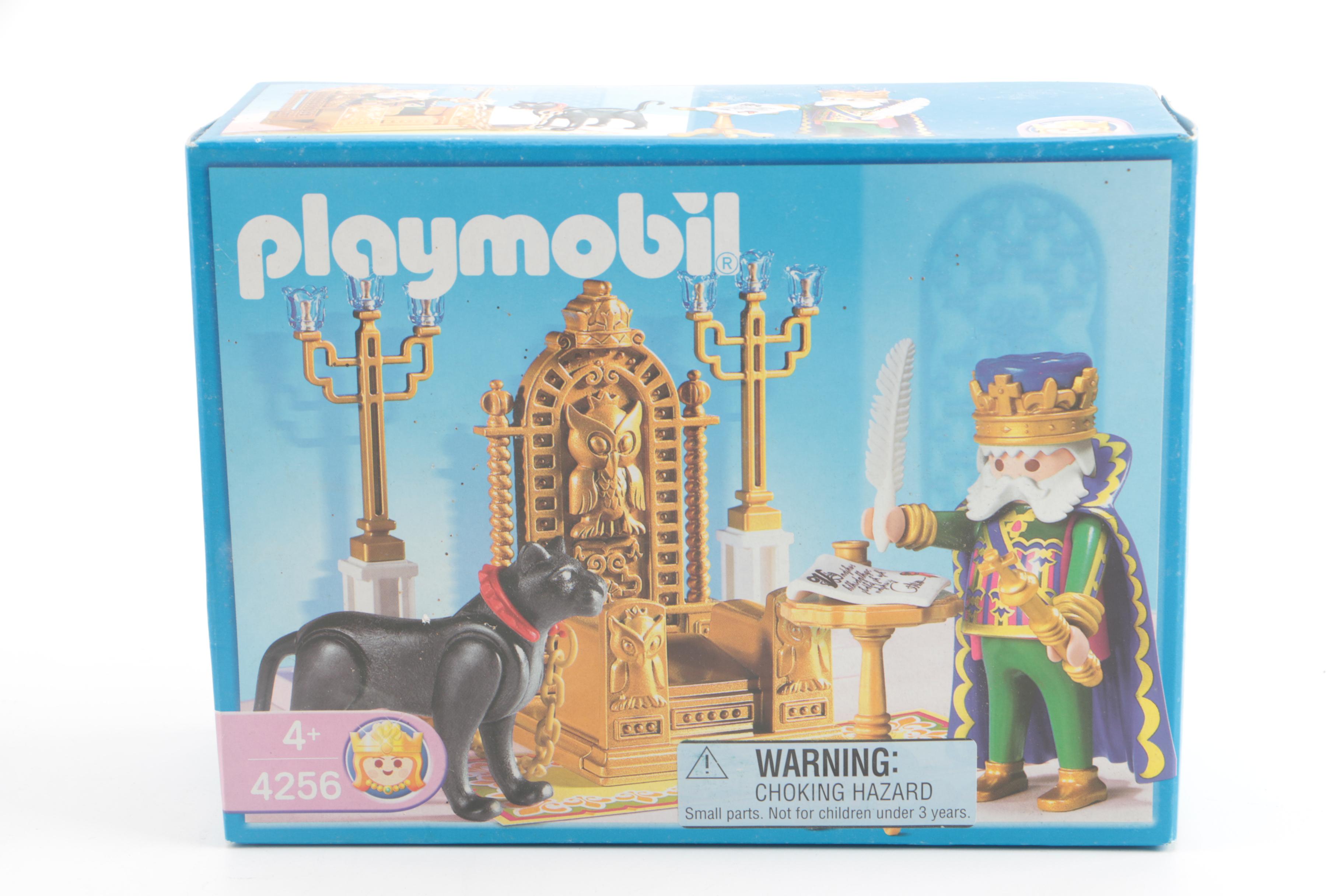 Playmobil Fantasy Themed Sets Including "King and his Throne"