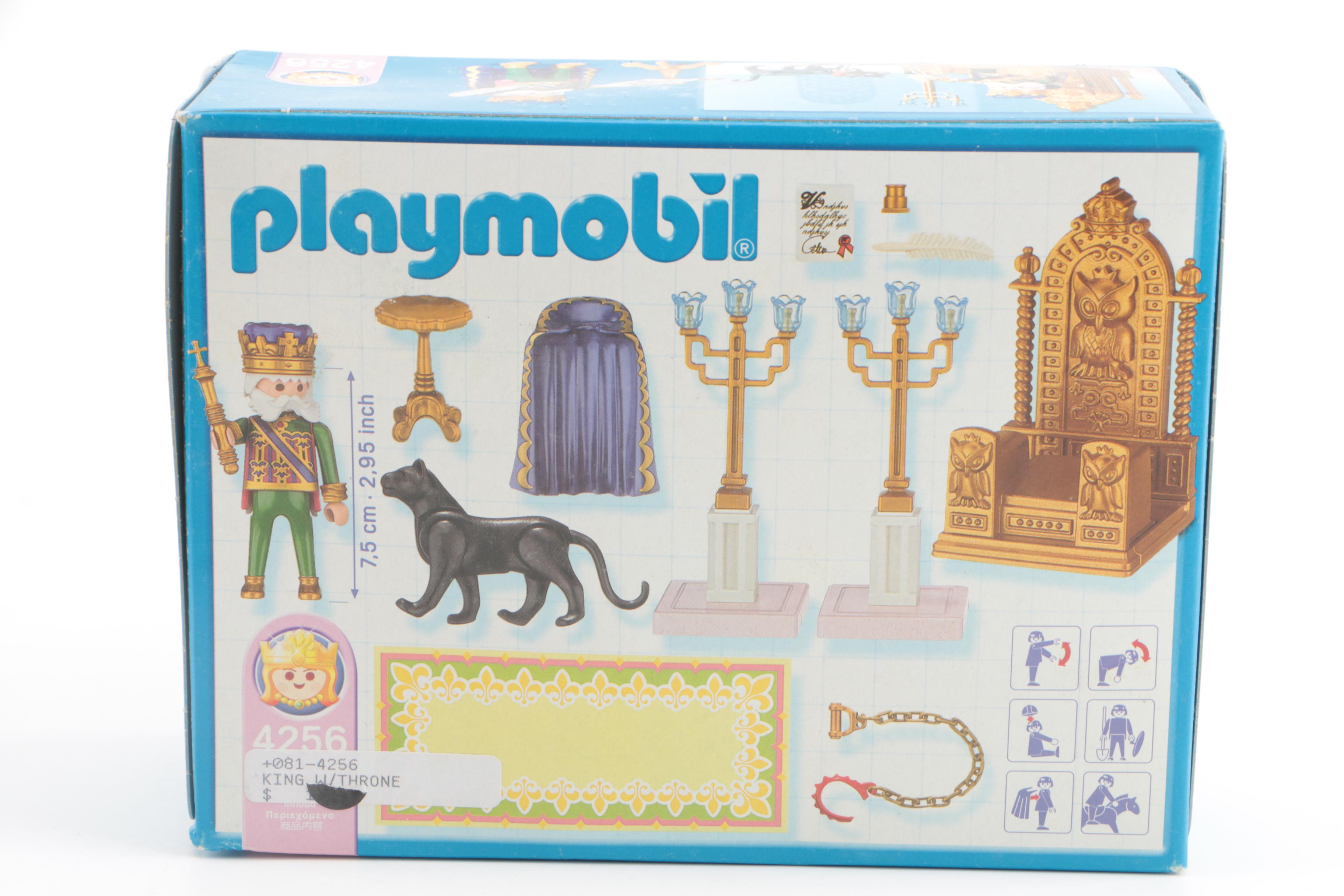 Playmobil Fantasy Themed Sets Including "King and his Throne"