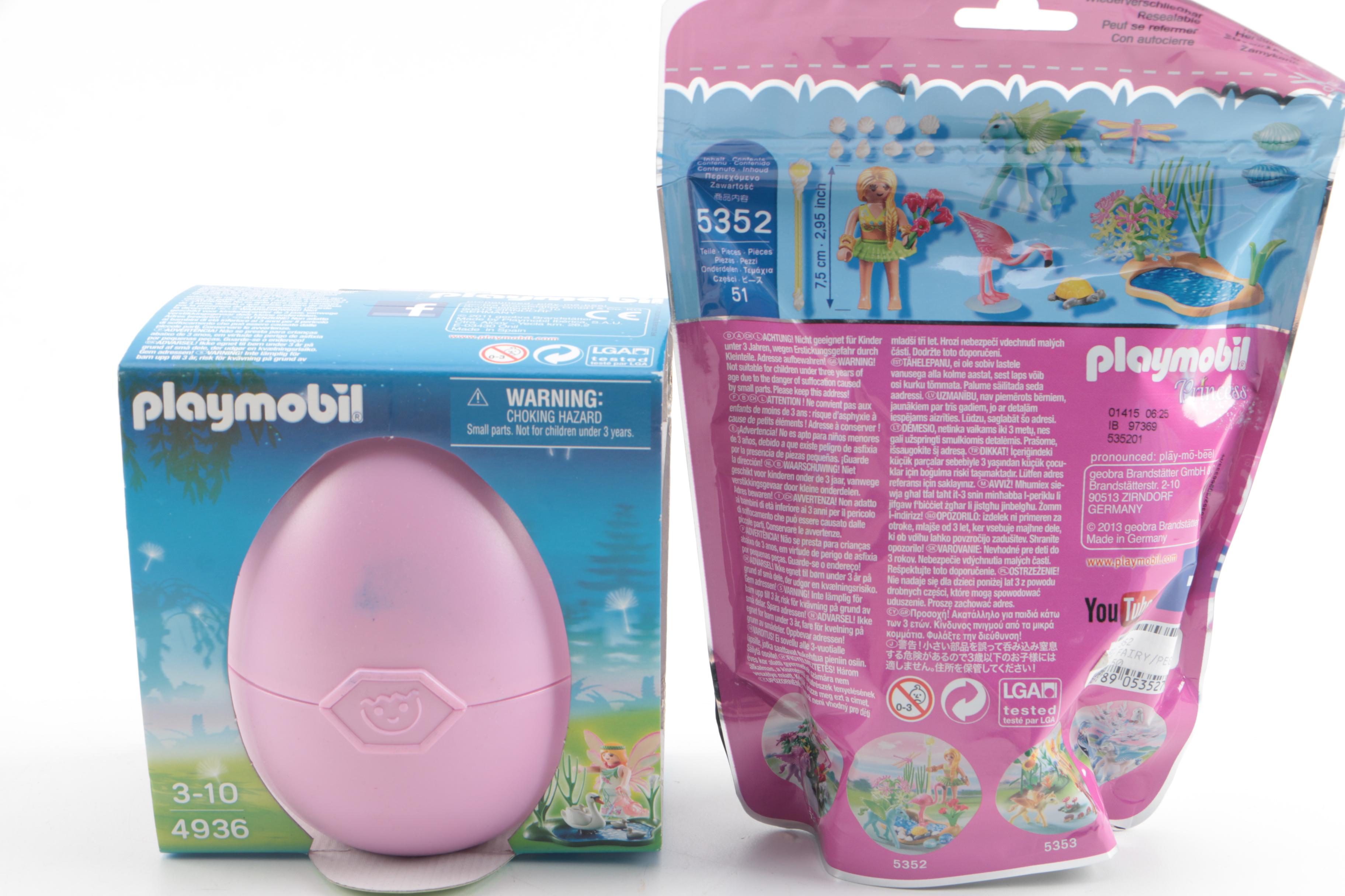 Playmobil Fantasy Themed Sets Including "King and his Throne"