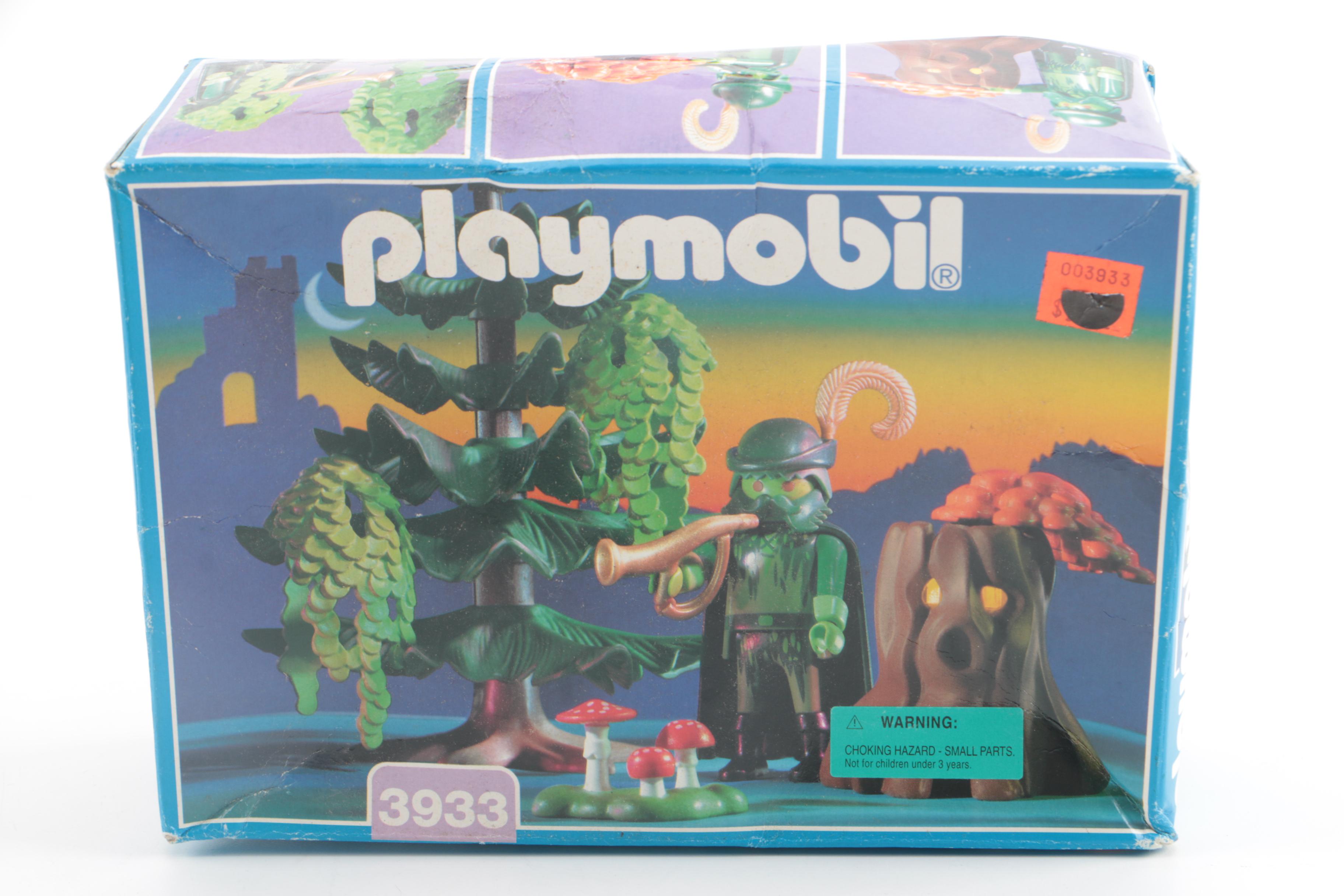 Playmobil Fantasy Themed Sets Including Magic Tree and Castle Dragon