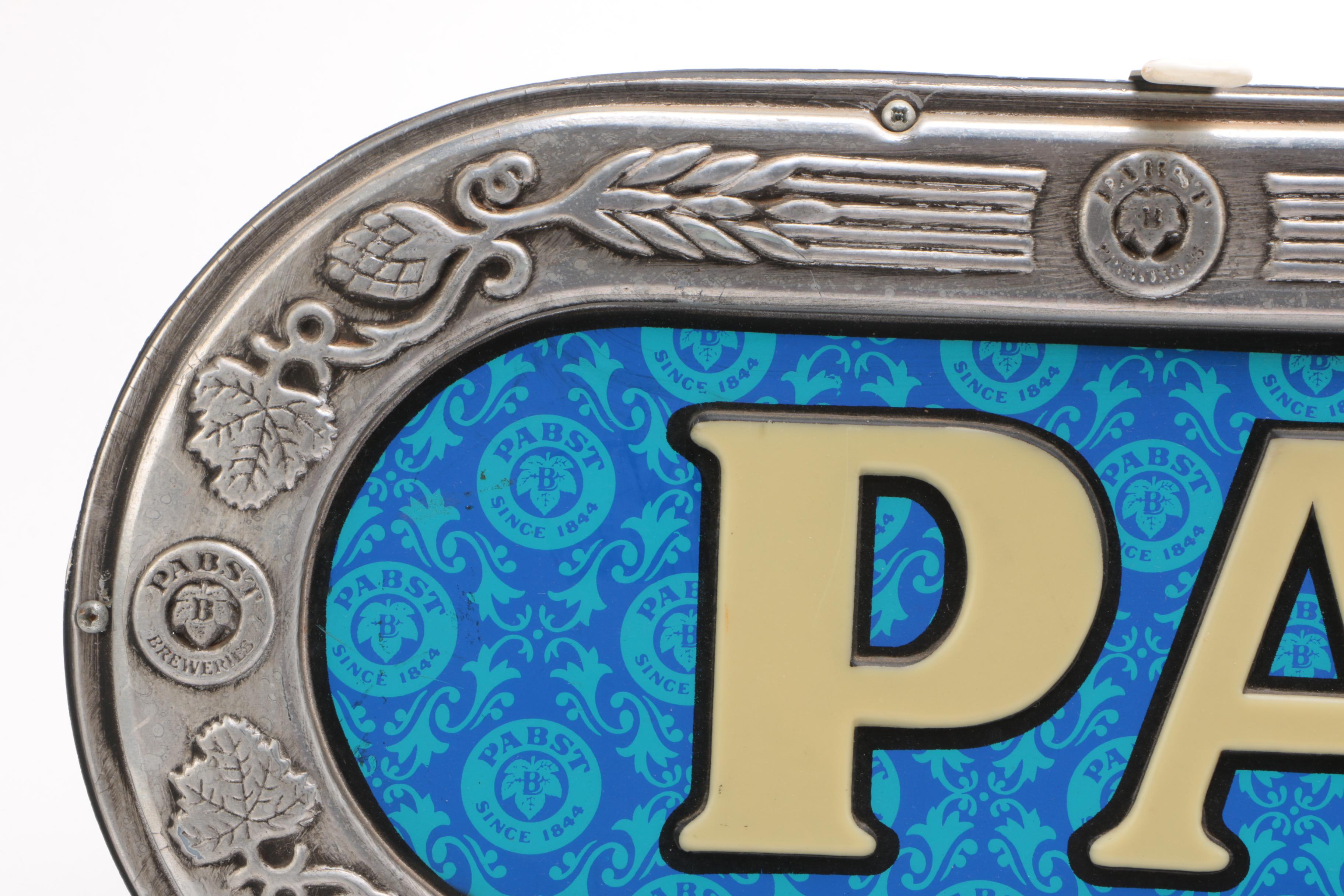 Vintage Light Up Pabst Blue Ribbon Bar Sign