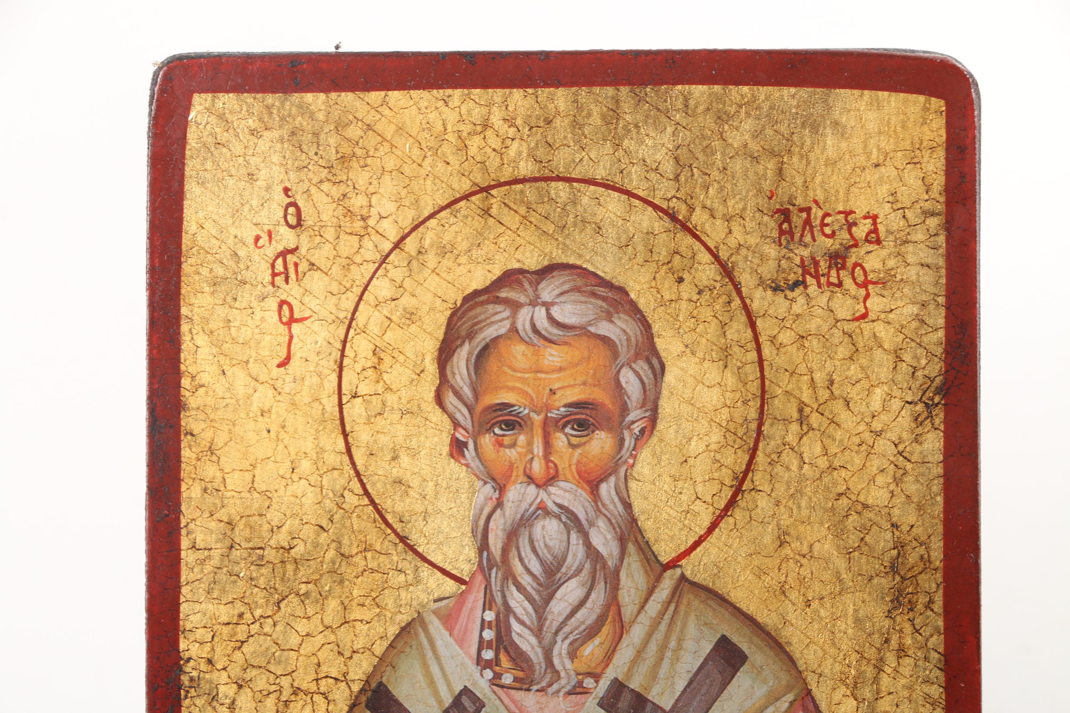 Eastern Orthodox Icon of Alexander of Constantinople