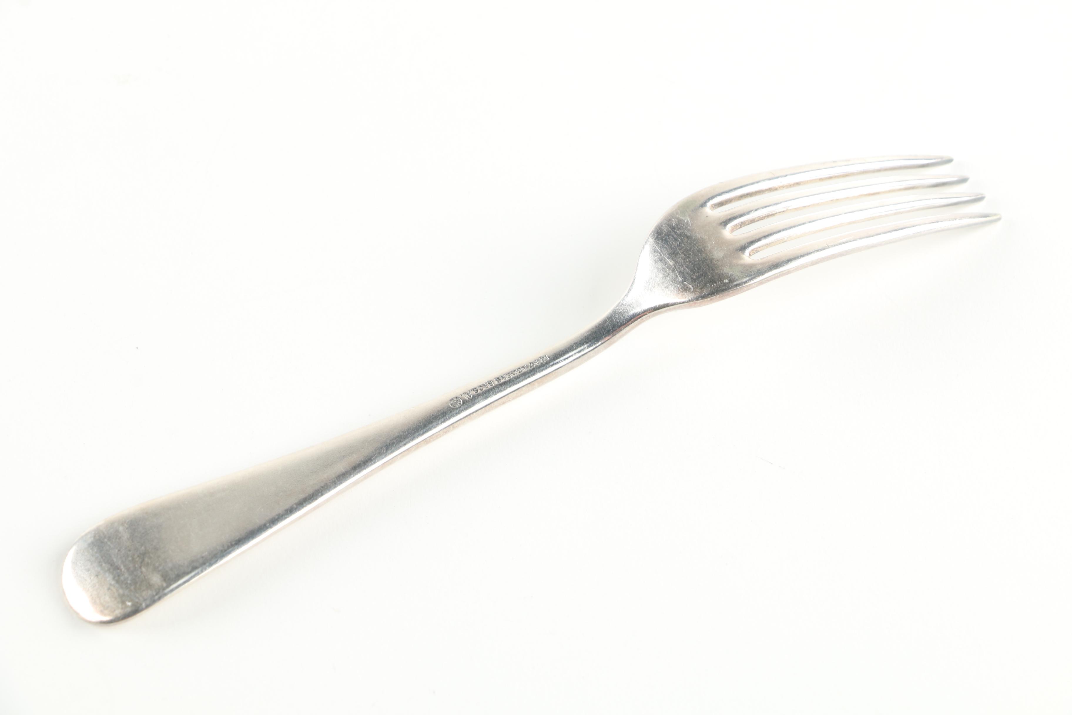 Antique 1847 Rogers Bros. Silver Plate Dinner Forks by Meriden Britannia Co.