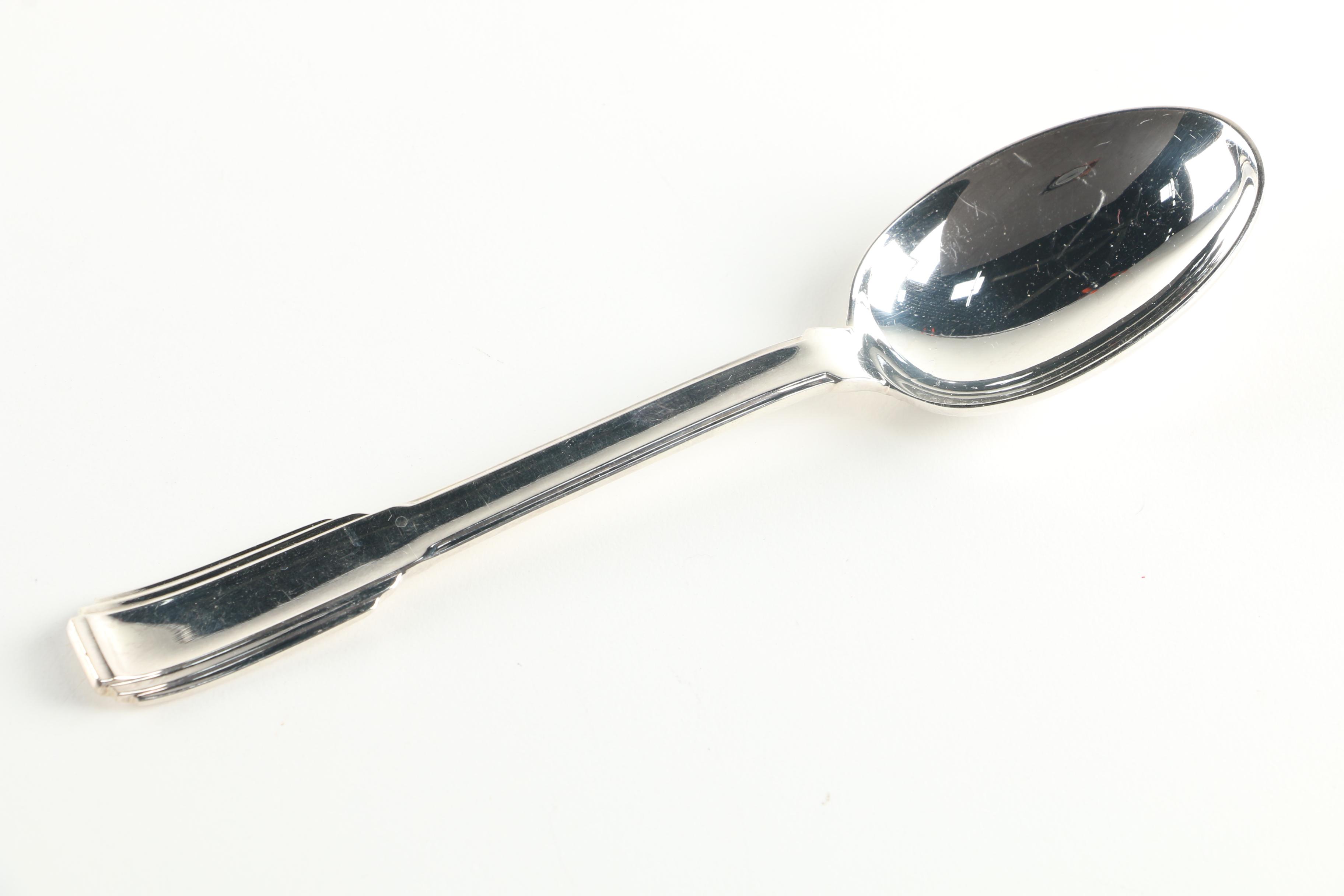 Ricci Argentieri Italian "Art Deco" Stainless Steel Flatware