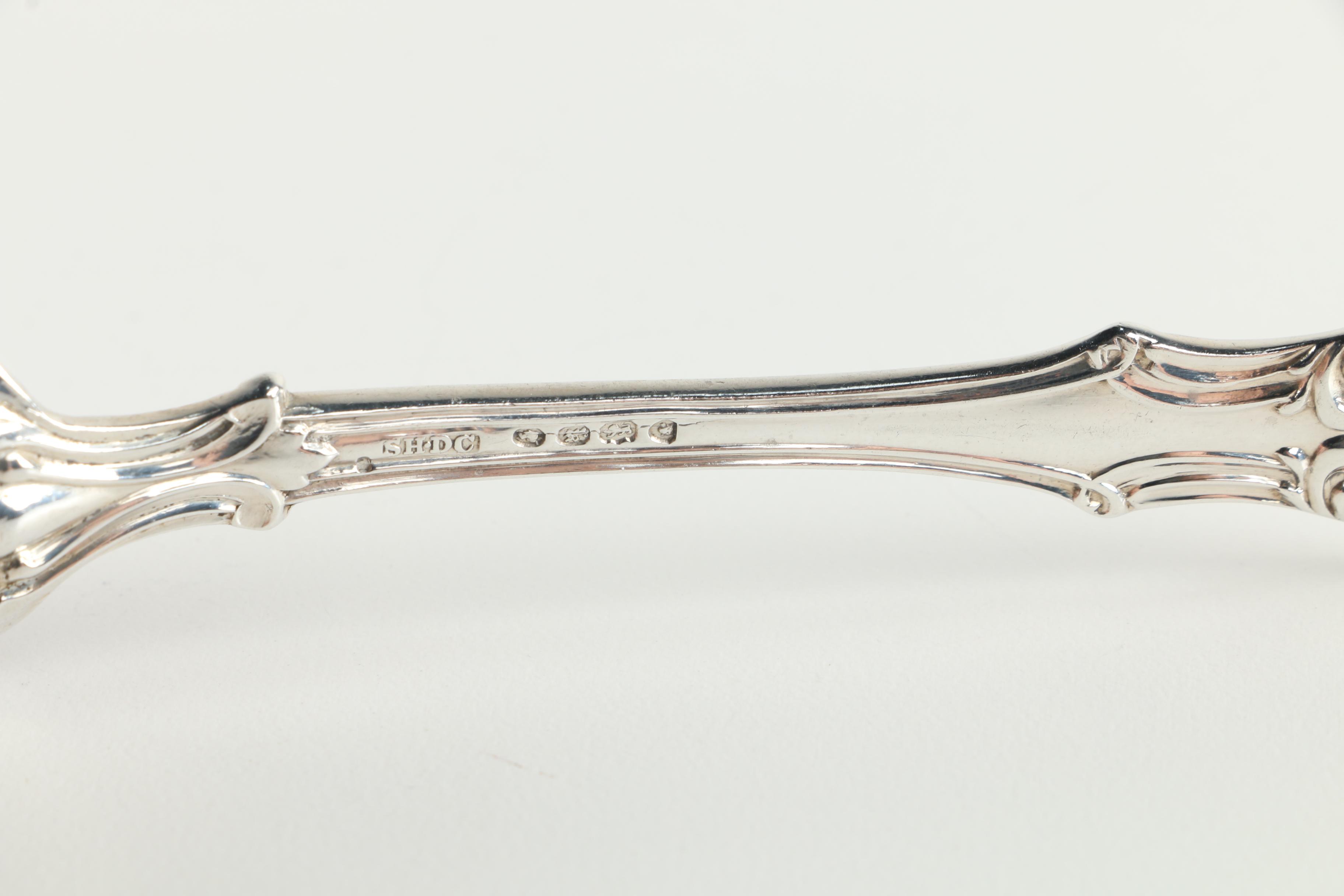 Mid-19th Century Samuel Hayne & Dudley Cater English Sterling Silver Teaspoons