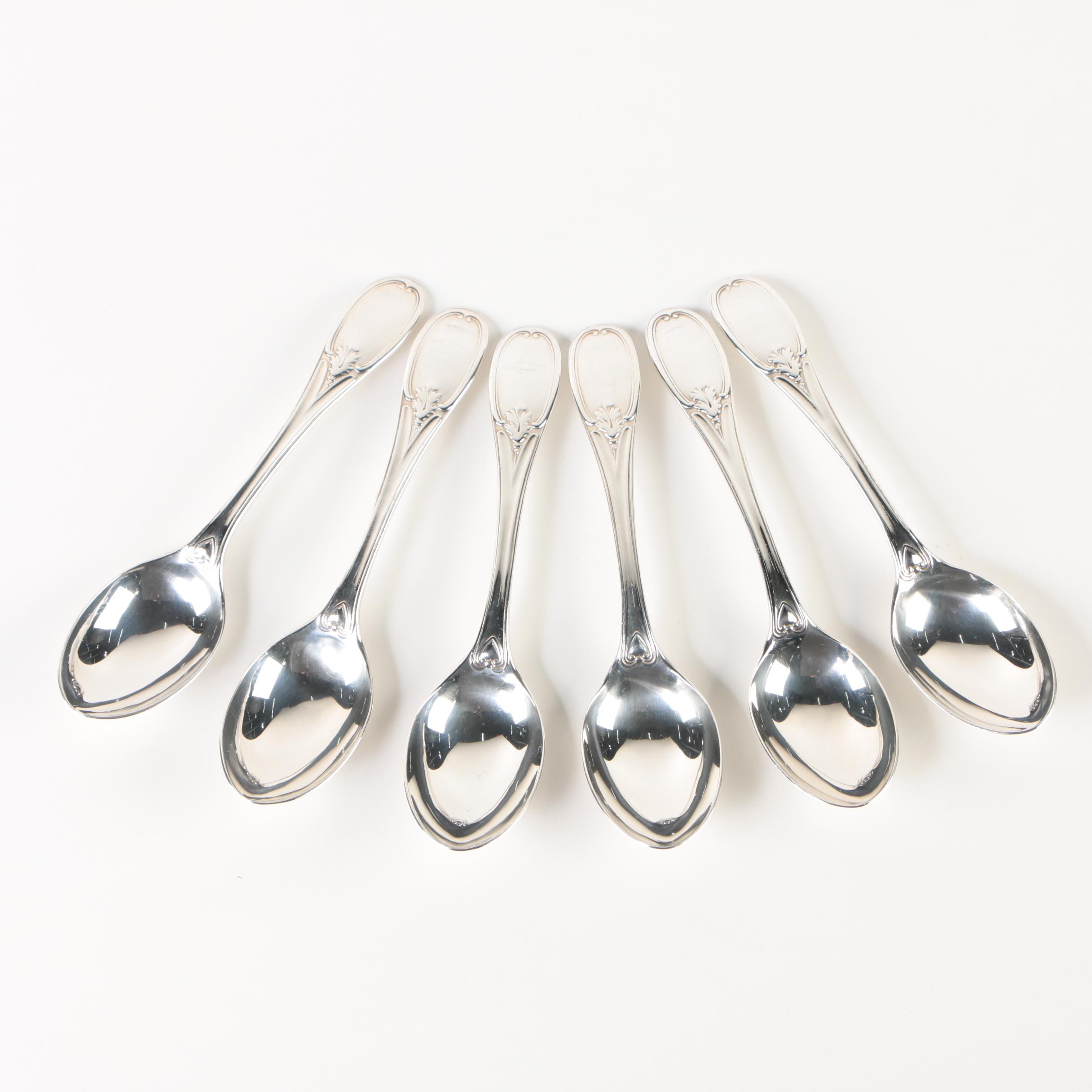 Late 19th Century Henry Wilkinson & Co. English Sterling Silver Teaspoons