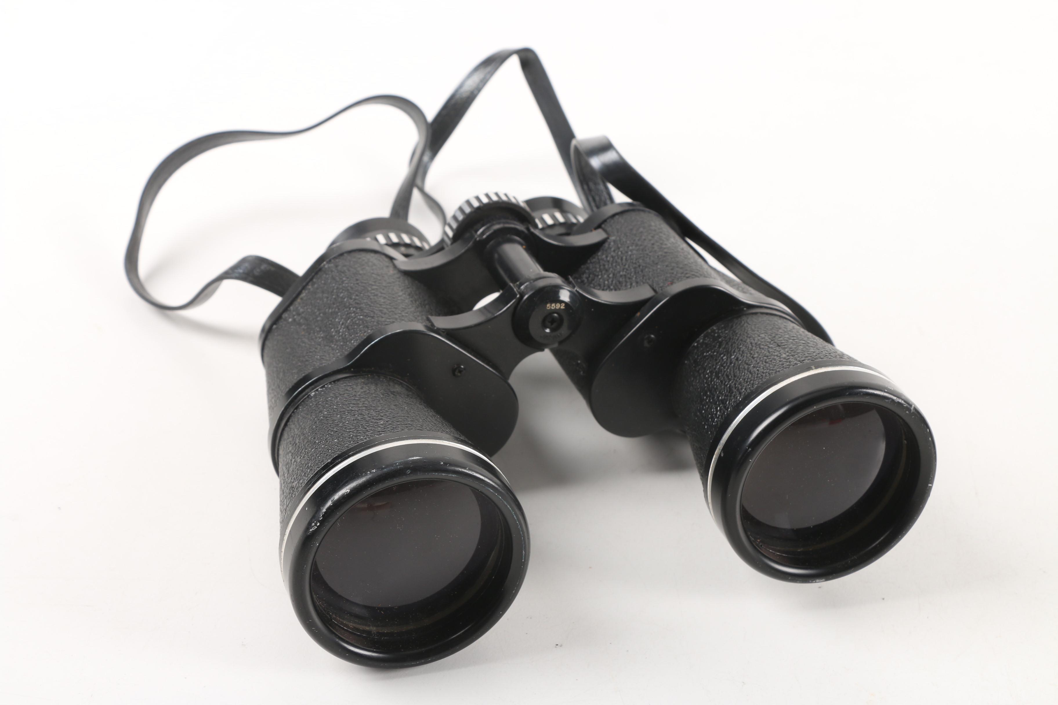 Vintage KMart S.S. Kresge Japanese Focal 7X50 Binoculars in Case