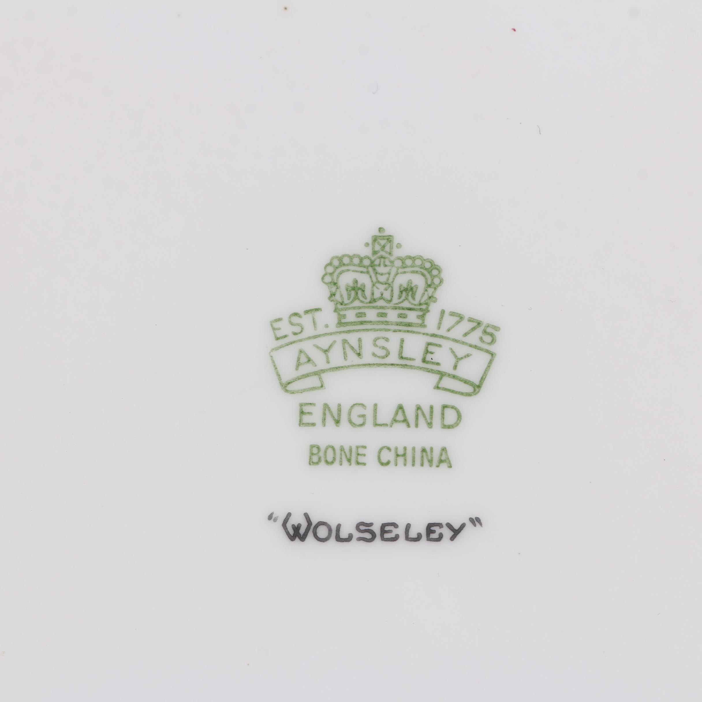Aynsley Bone China Dinner Plates including "Wolseley"