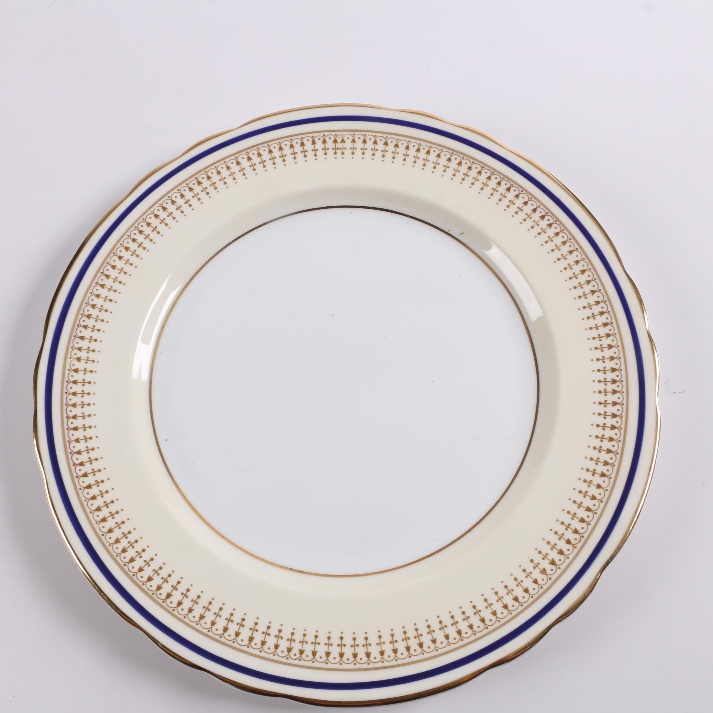 Aynsley Bone China Dinner Plates including "Wolseley"