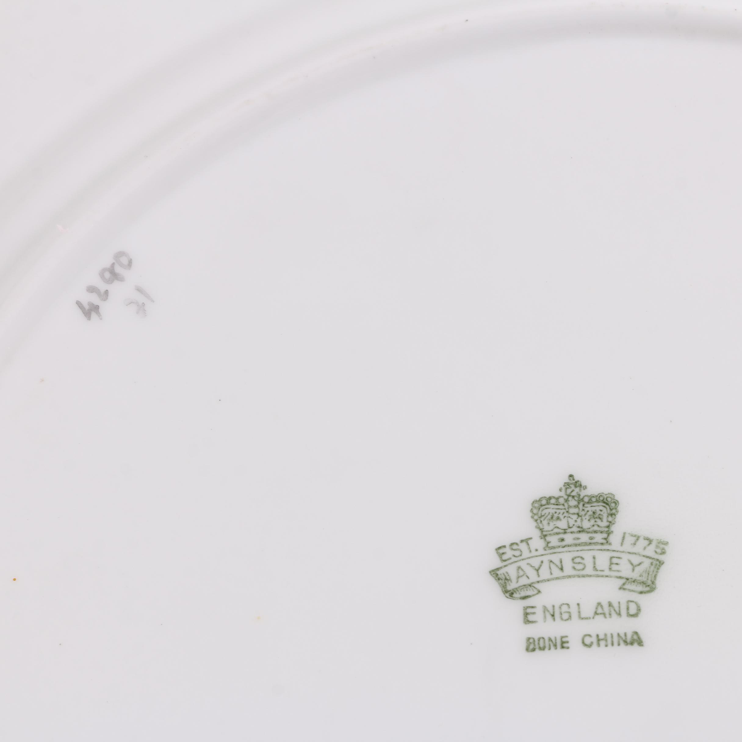 Aynsley Bone China Dinner Plates including "Wolseley"