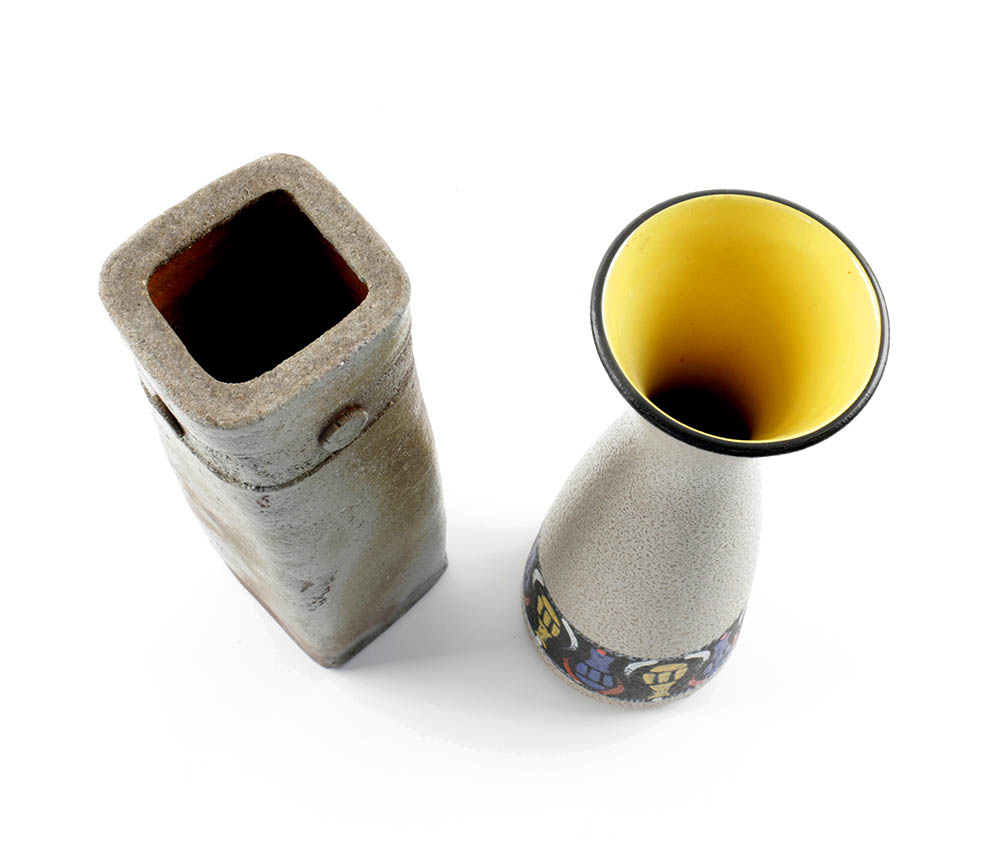 Mid-Century Modern Art Pottery Vases including Aldo Londi Bitossi