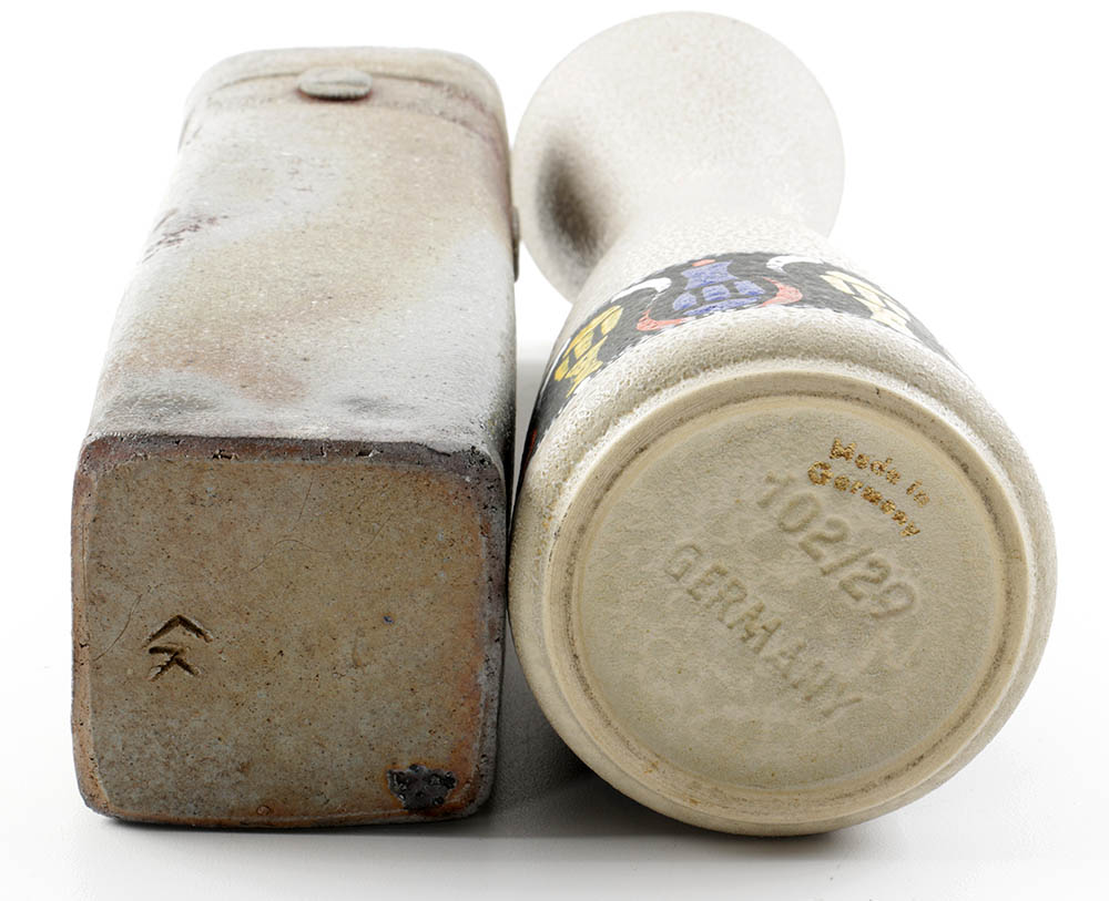 Mid-Century Modern Art Pottery Vases including Aldo Londi Bitossi