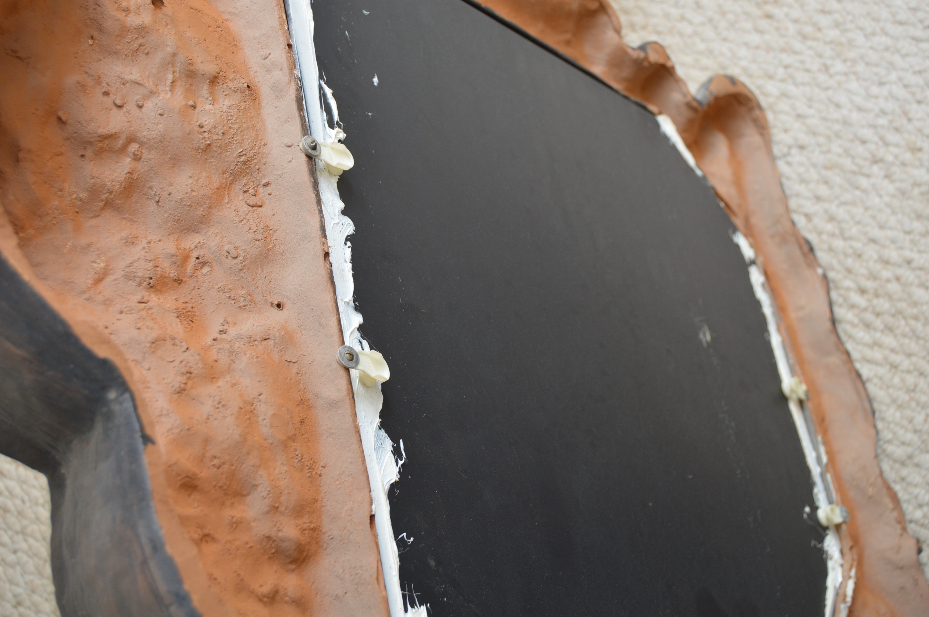 Gothic Fantasy Style Wall Mirror with Dragons, Winged Nude