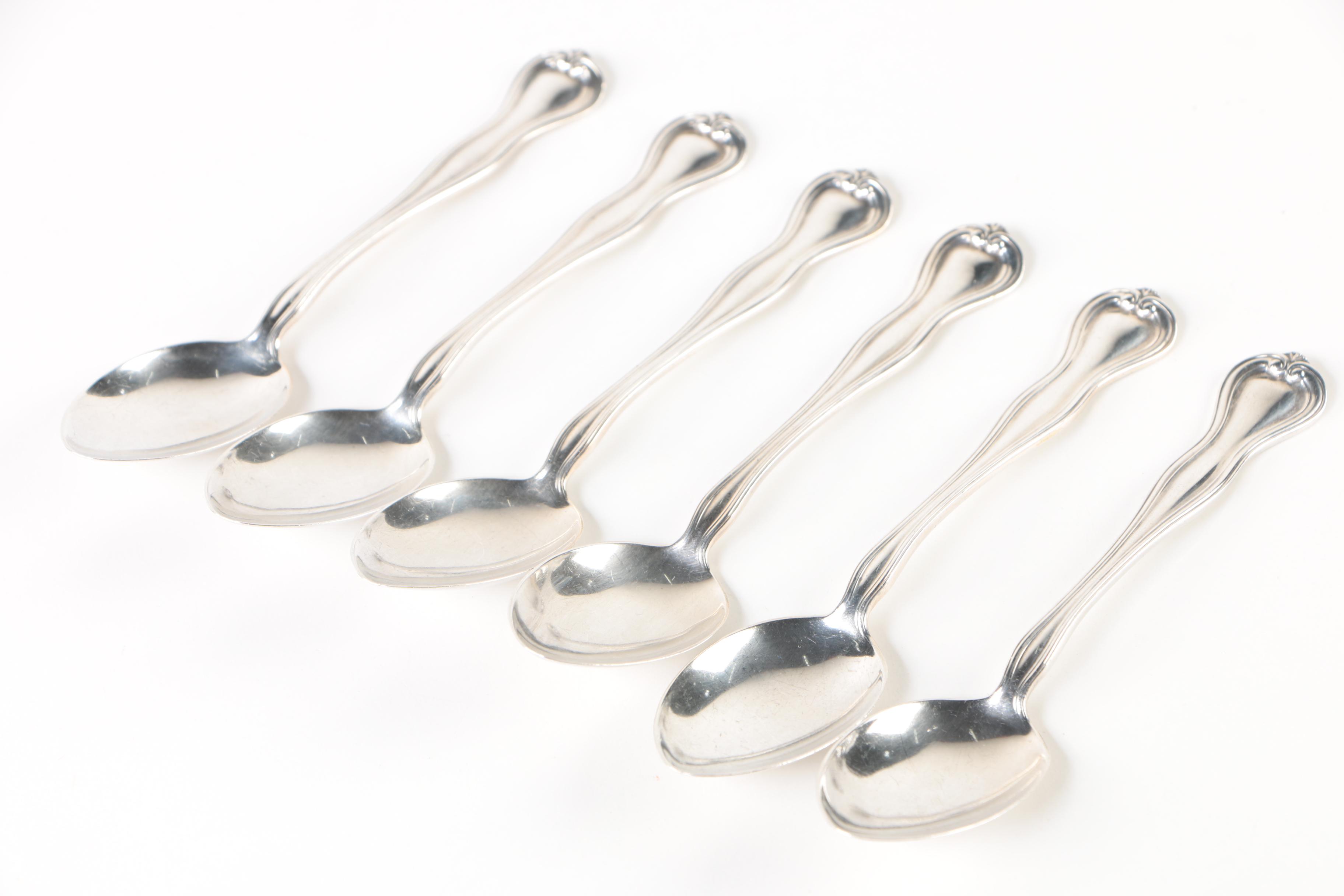 Watson Company "Mount Vernon" Sterling Silver Teaspoons