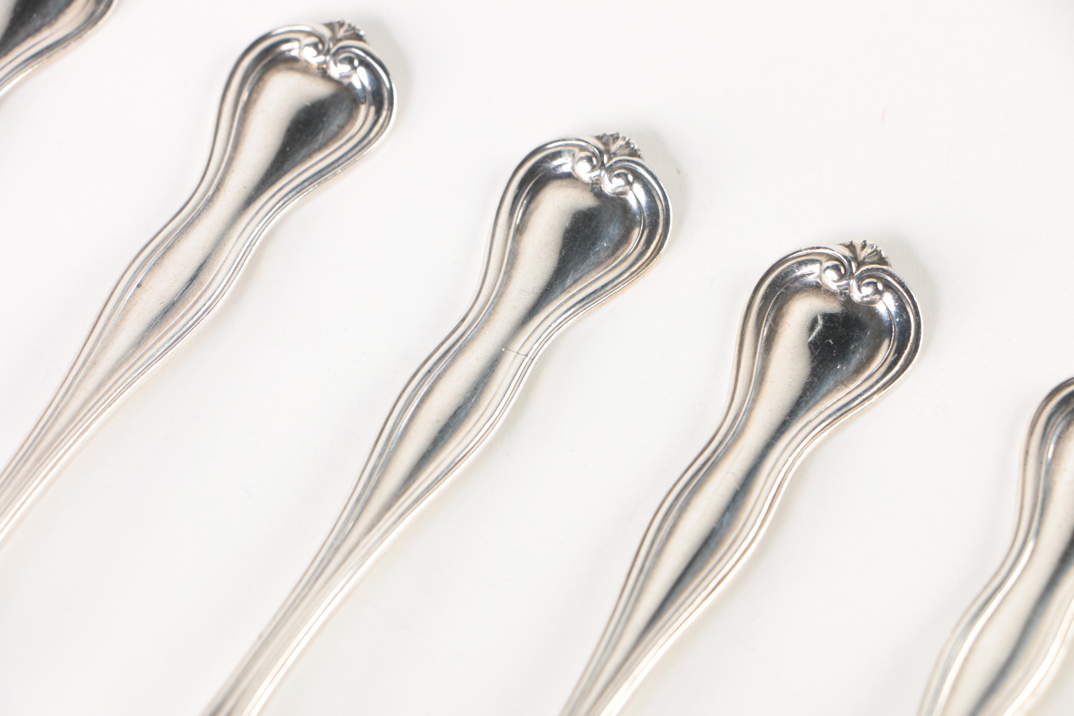 Watson Company "Mount Vernon" Sterling Silver Teaspoons