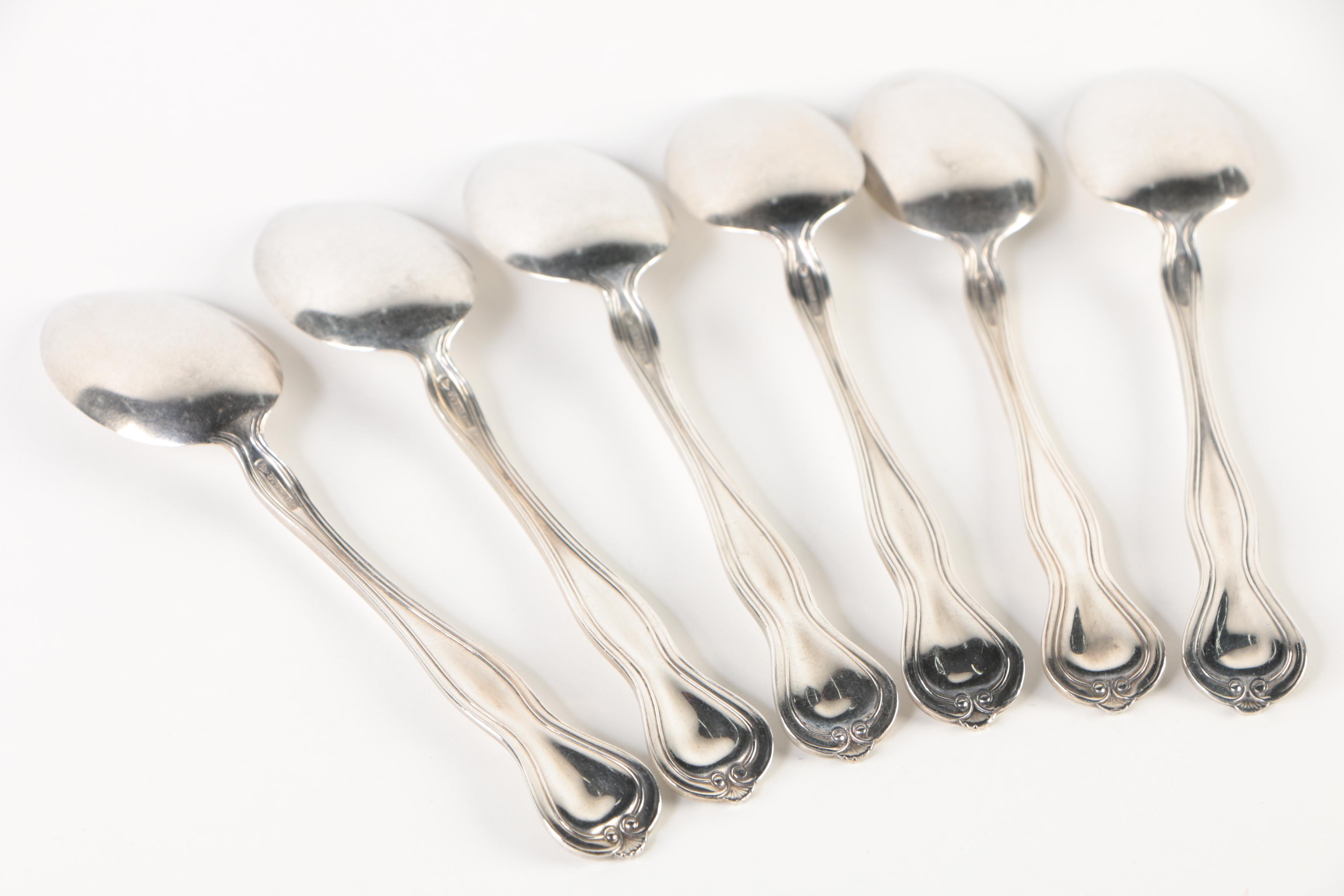 Watson Company "Mount Vernon" Sterling Silver Teaspoons