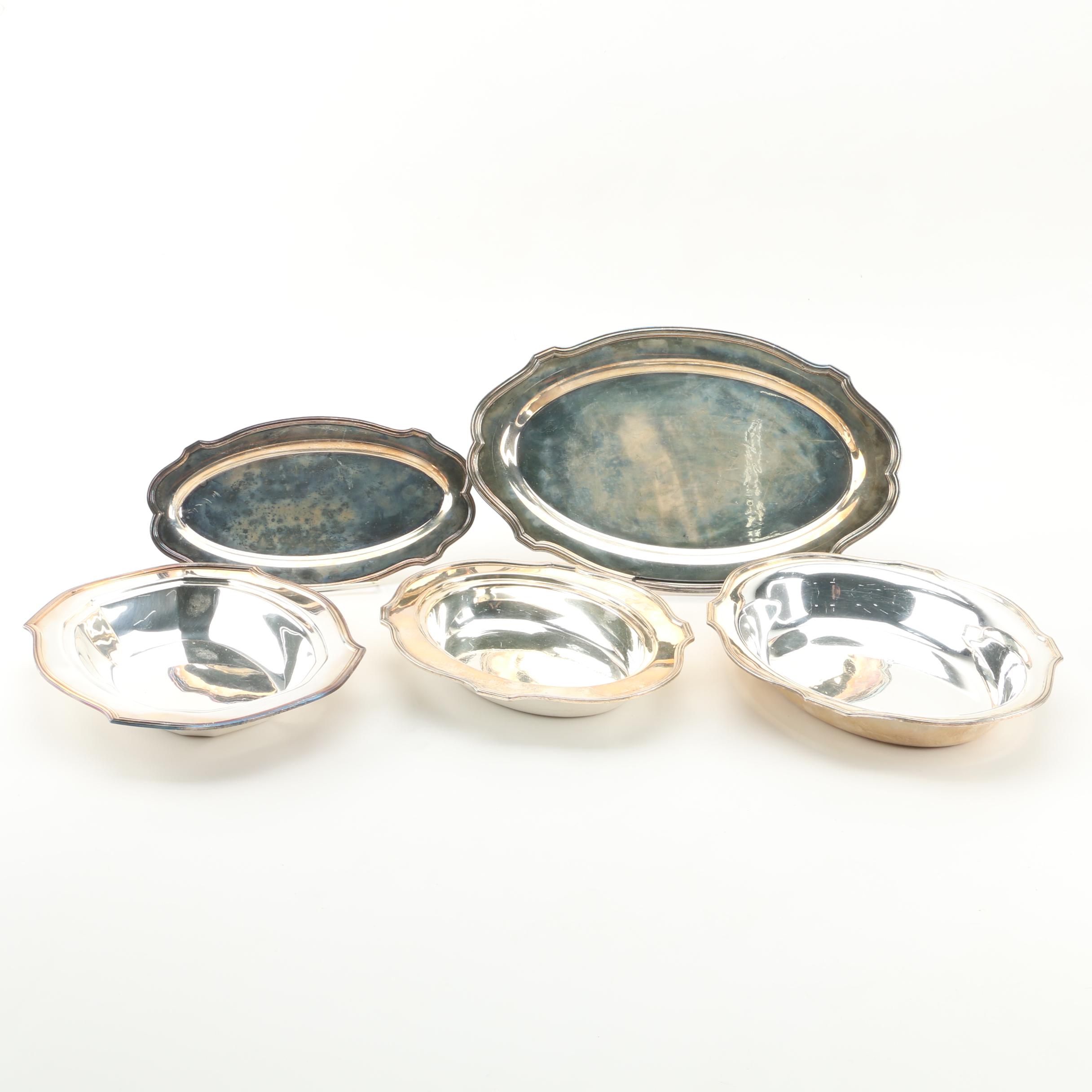 Vintage Lawrence B. Smith Co. and Sheffield Silver Co. Silver Plate Serveware