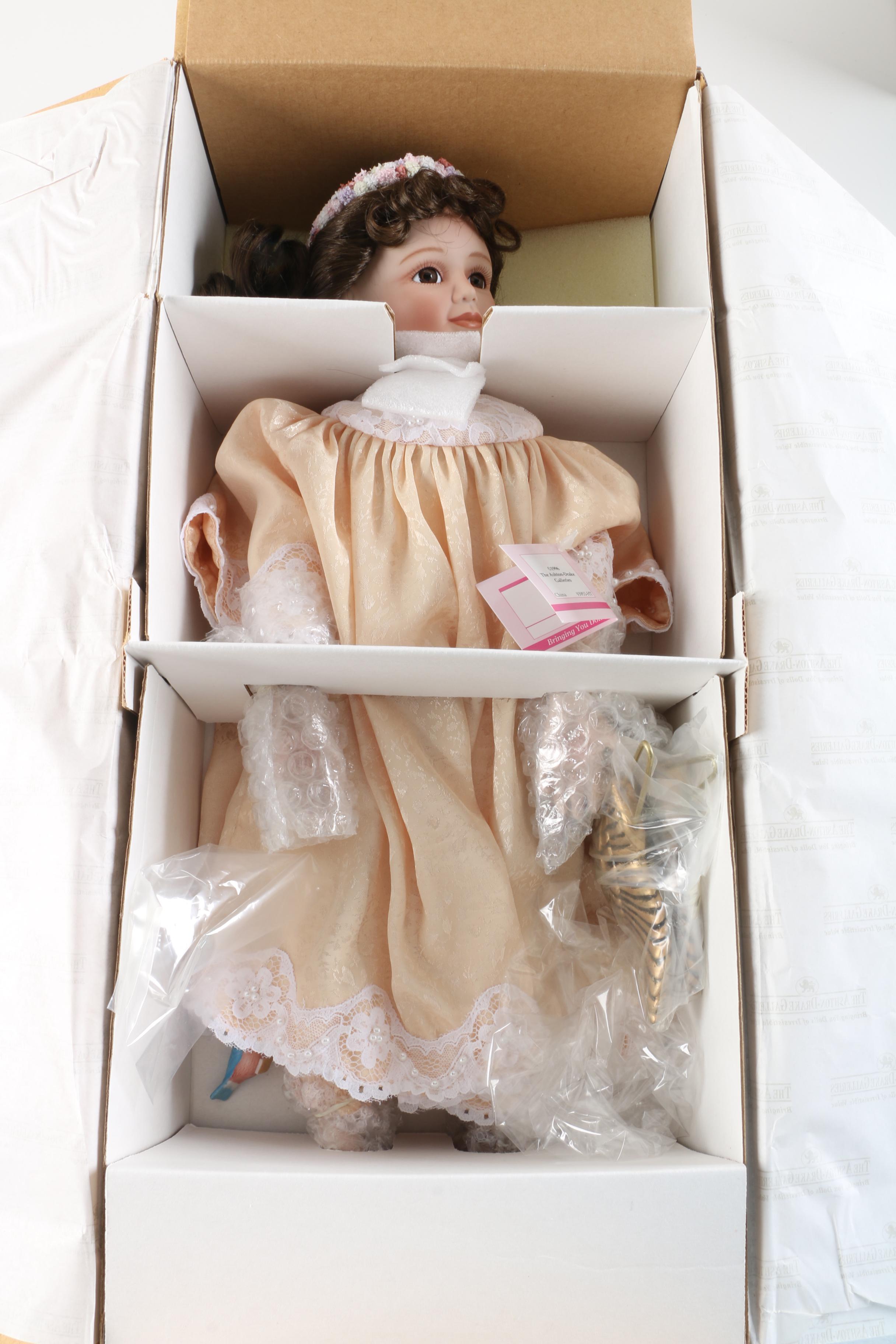 1996 Ashton-Drake Galleries "Garden of Innocence" Porcelain Dolls