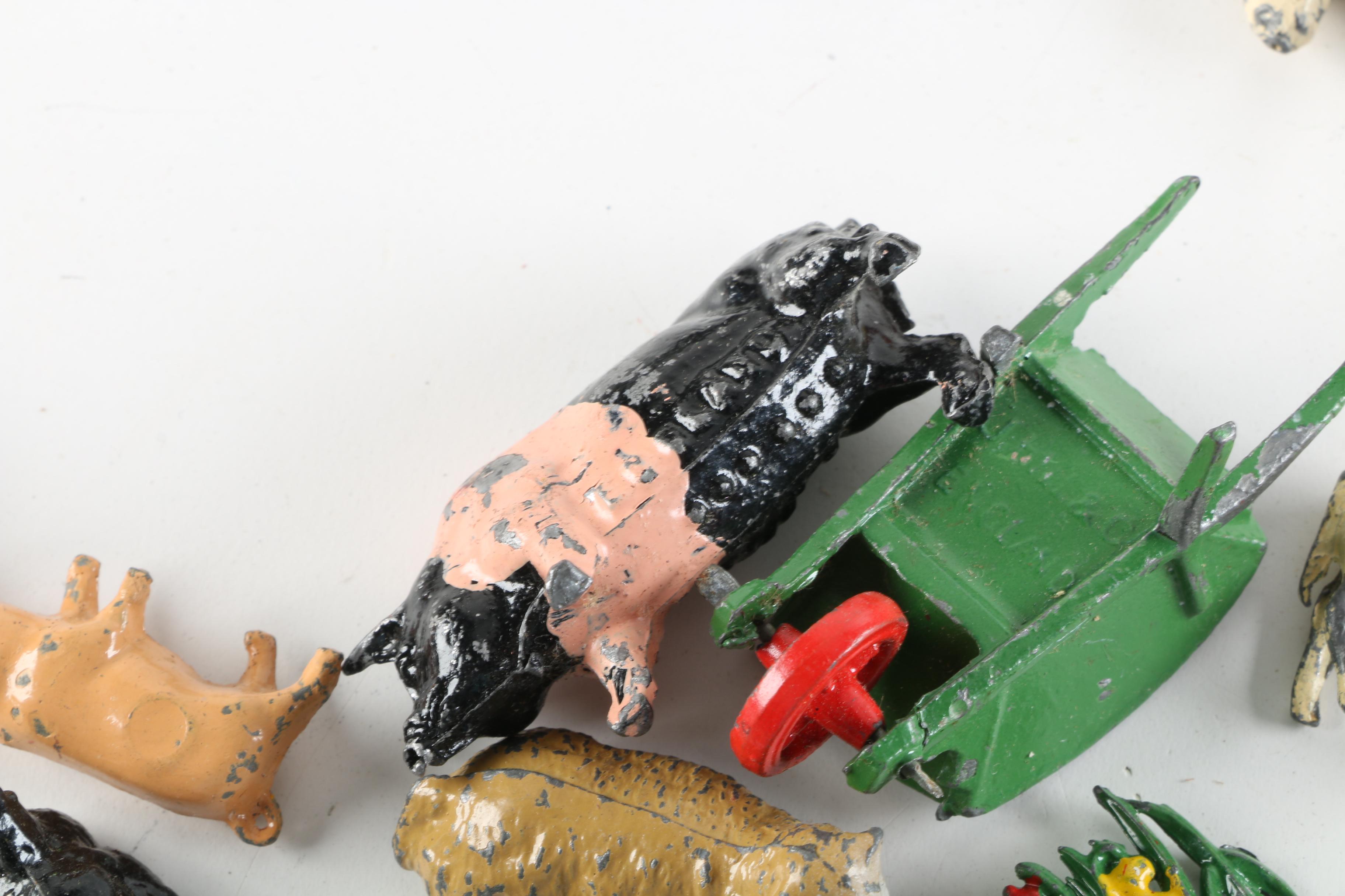 Farm Themed Cast Metal Toys Including J. Hill and Co.