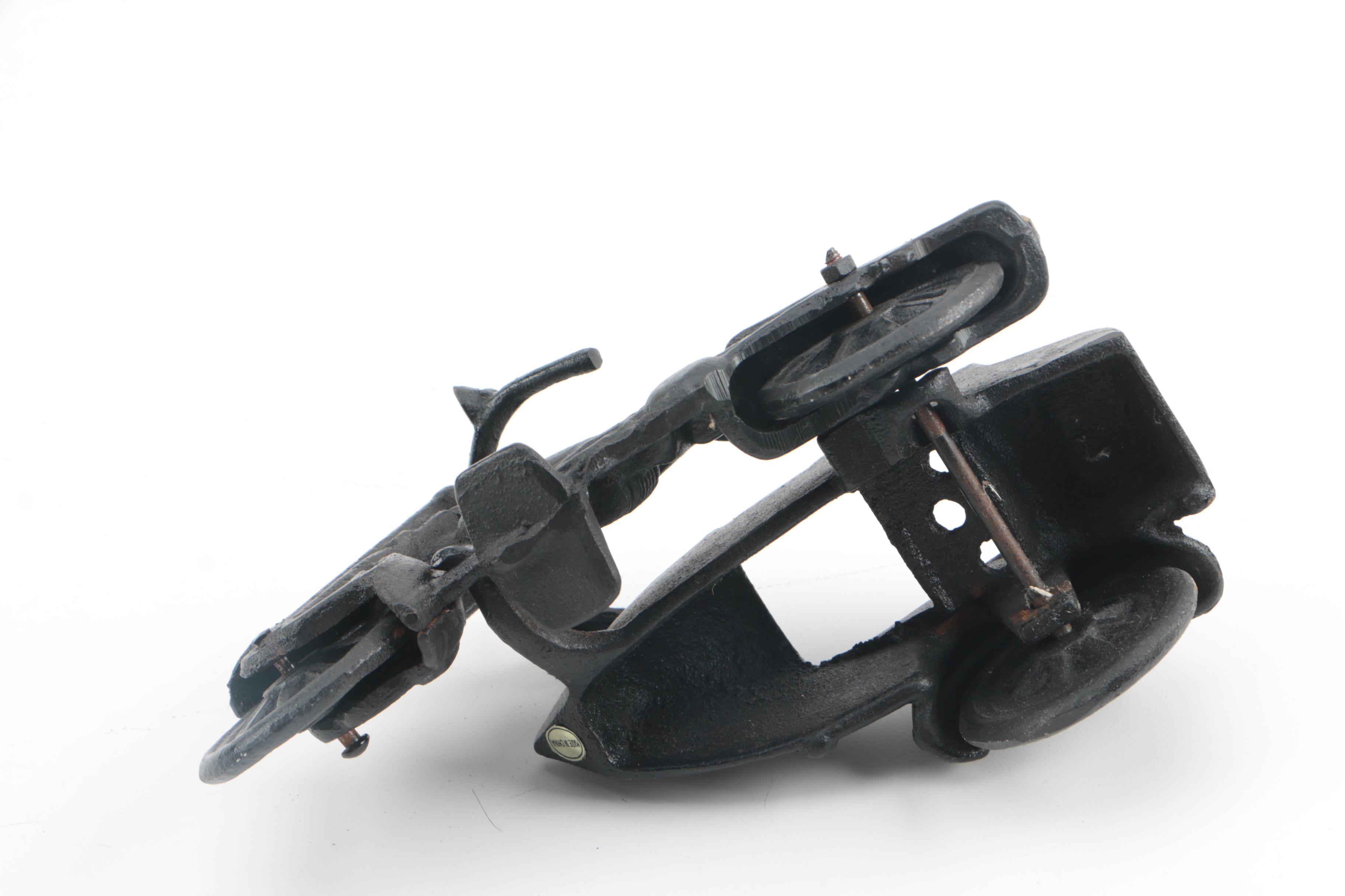 Cast Iron Mortorcycle Figurines and Indian Chief PowerPlus Sign