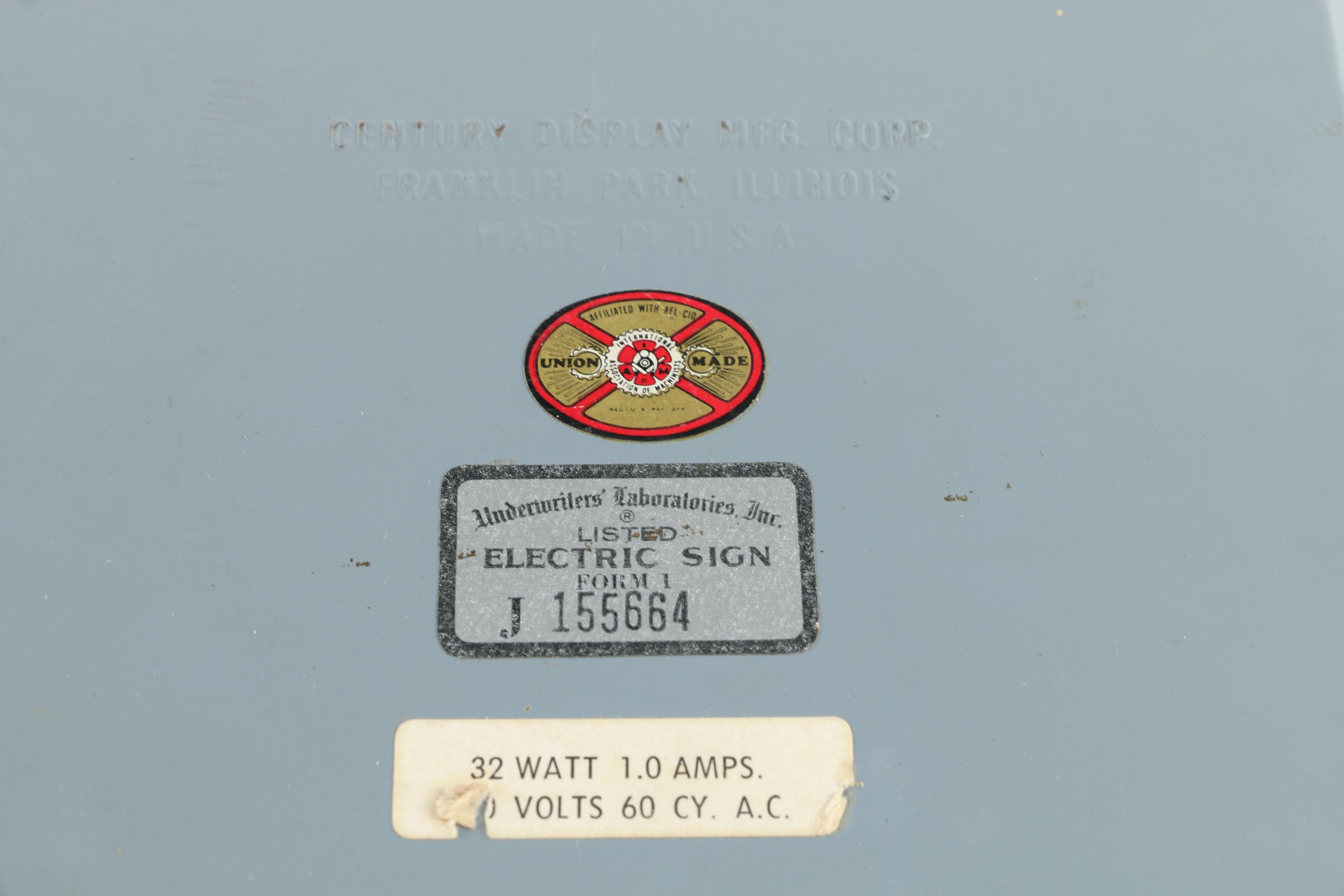 Vintage Lighted Coors Beer Sign