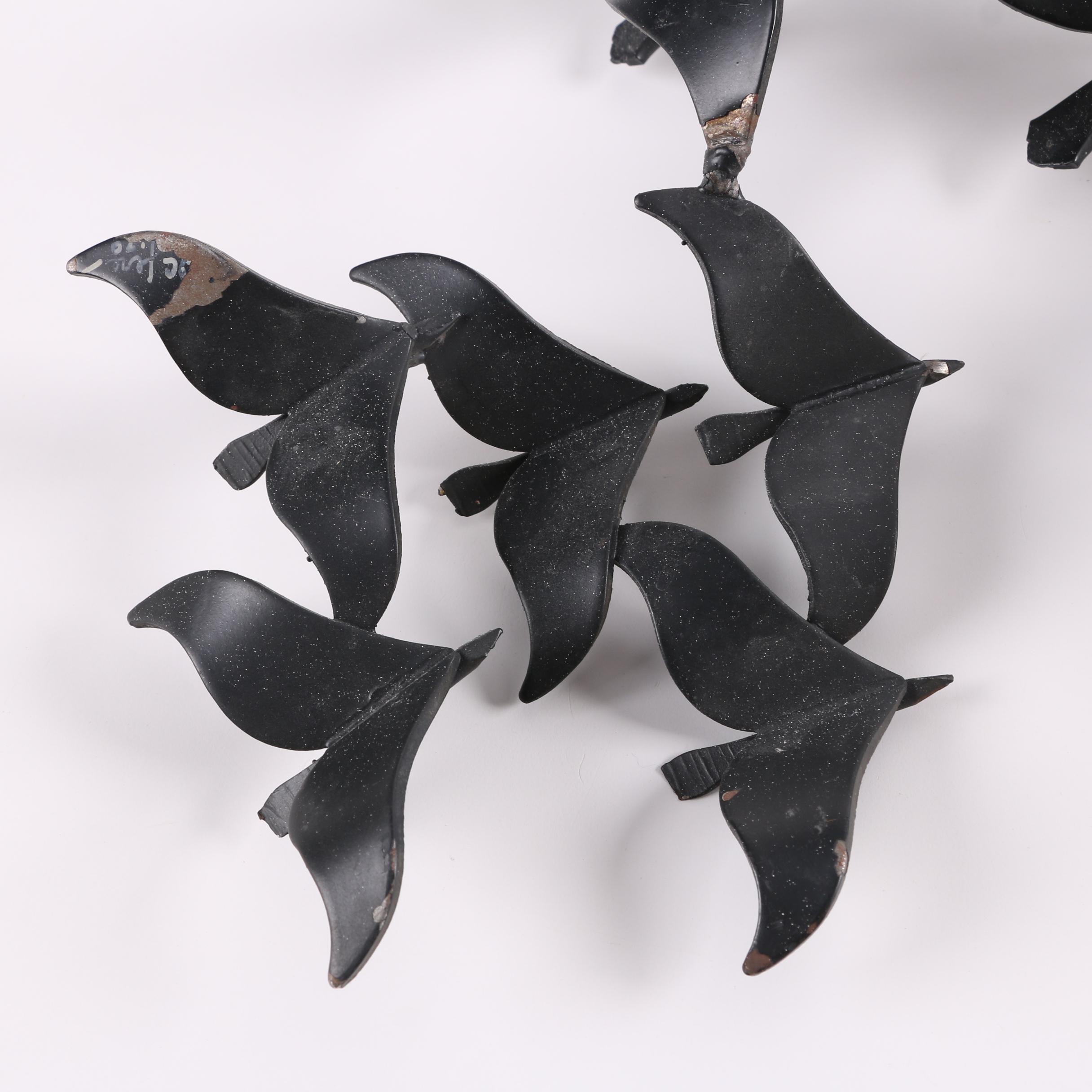 C. Jere Birds in Flight Metal Wall Sculpture