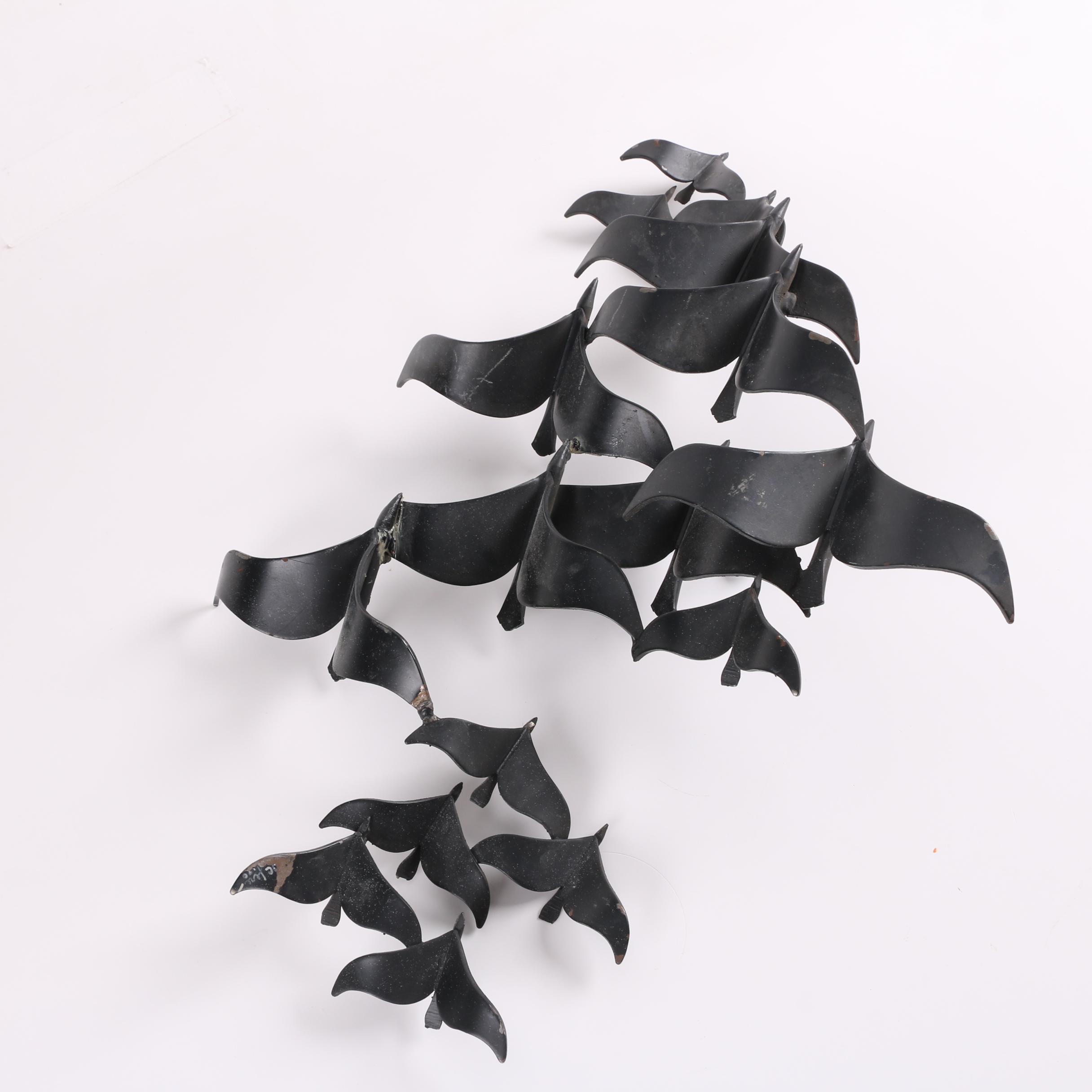 C. Jere Birds in Flight Metal Wall Sculpture