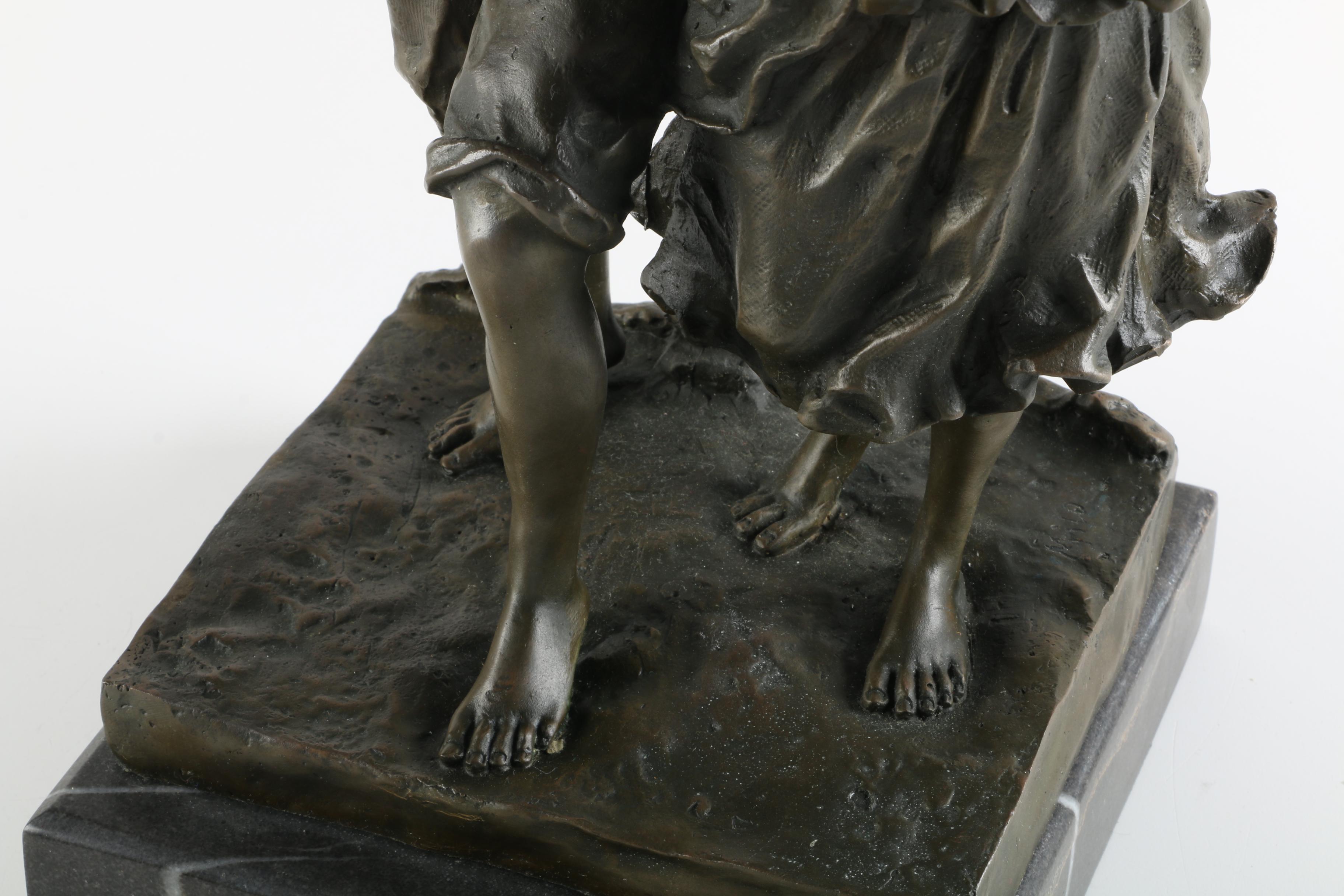 Brass Sculpture After Max Milo