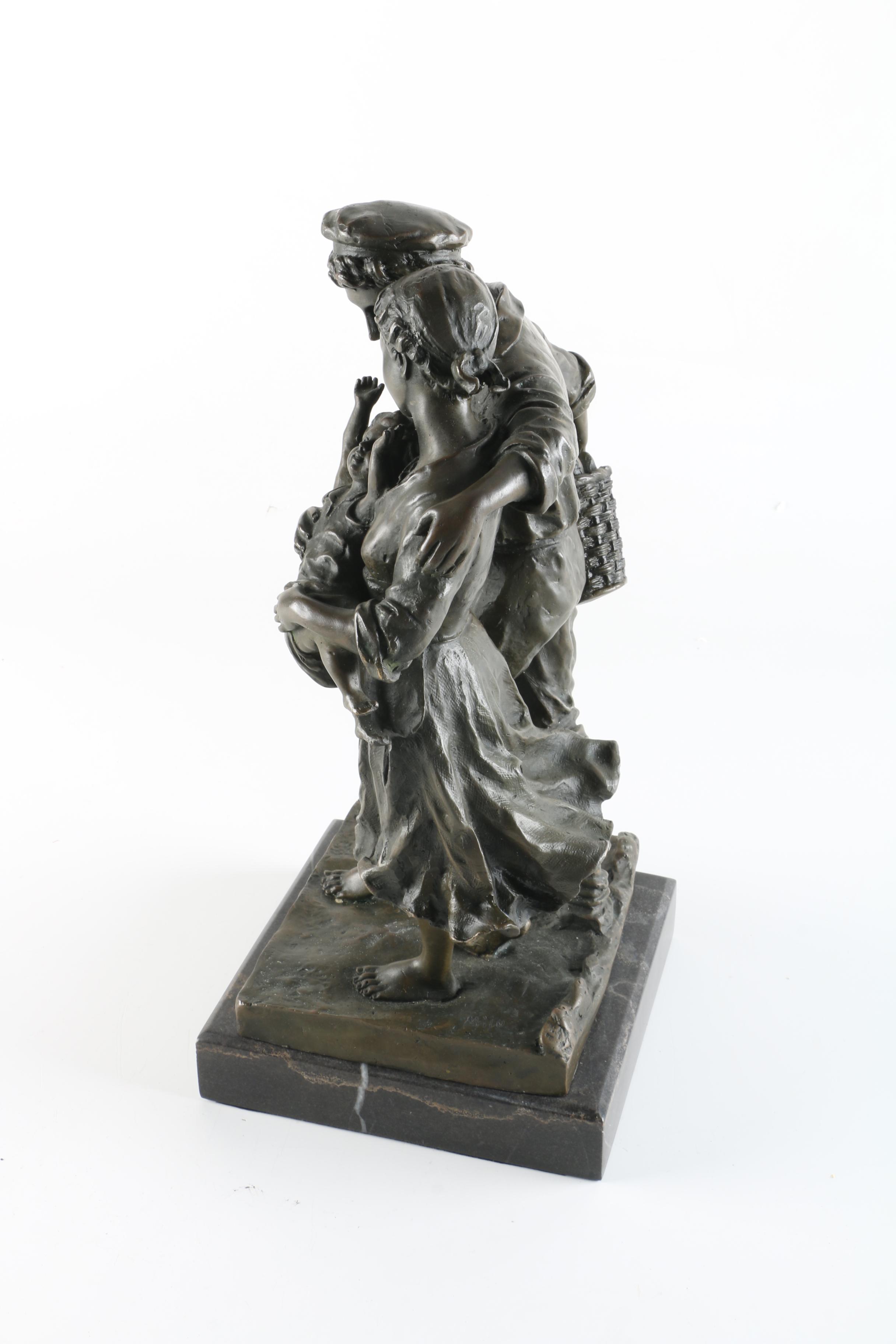 Brass Sculpture After Max Milo