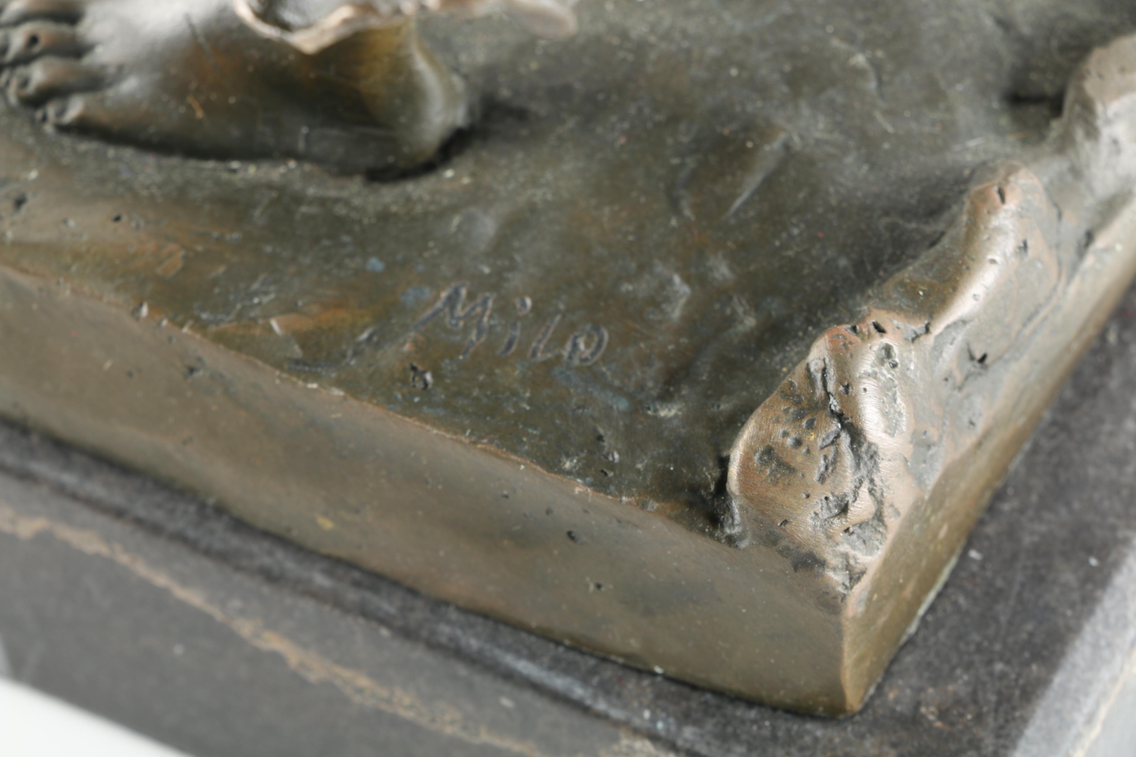 Brass Sculpture After Max Milo