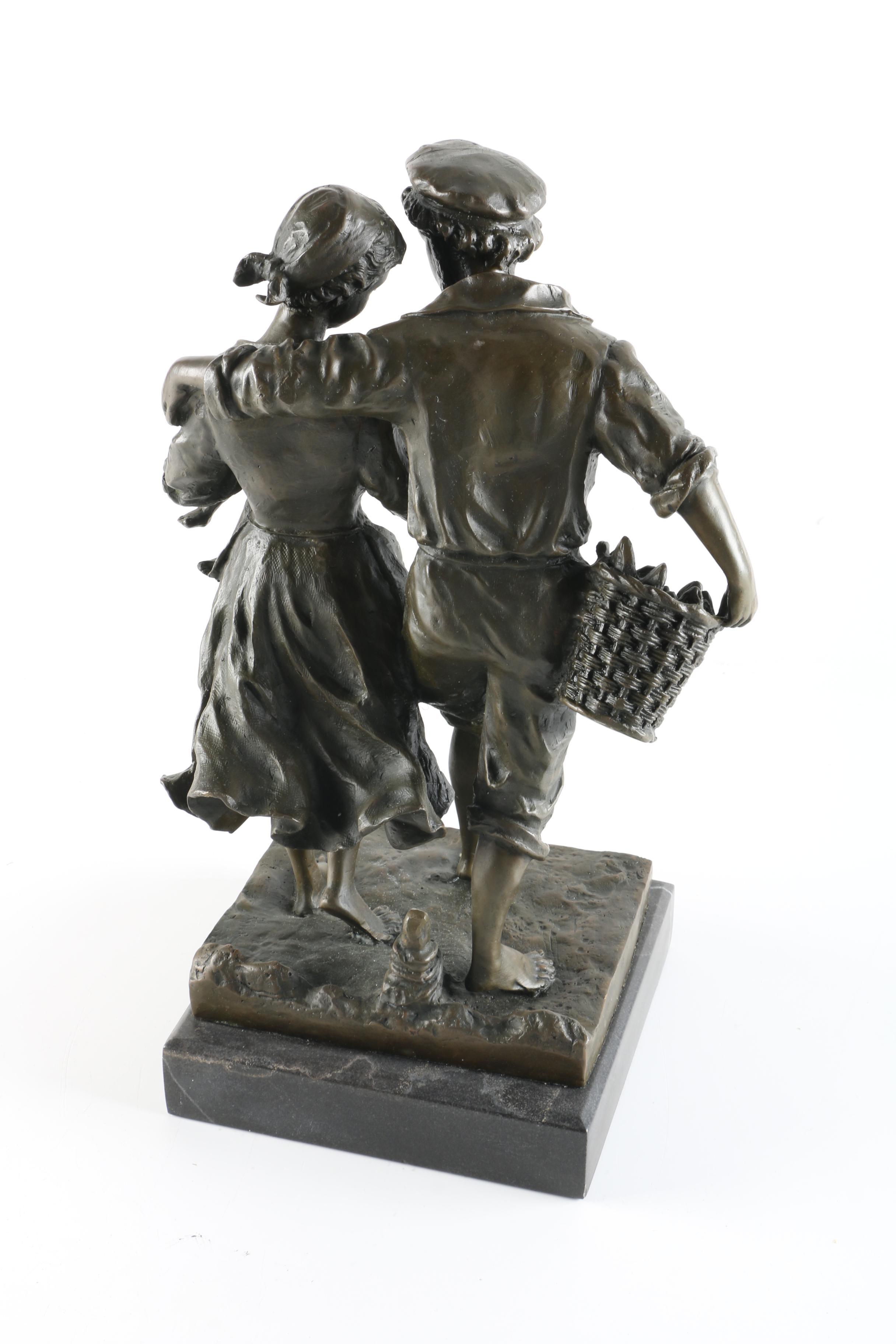 Brass Sculpture After Max Milo