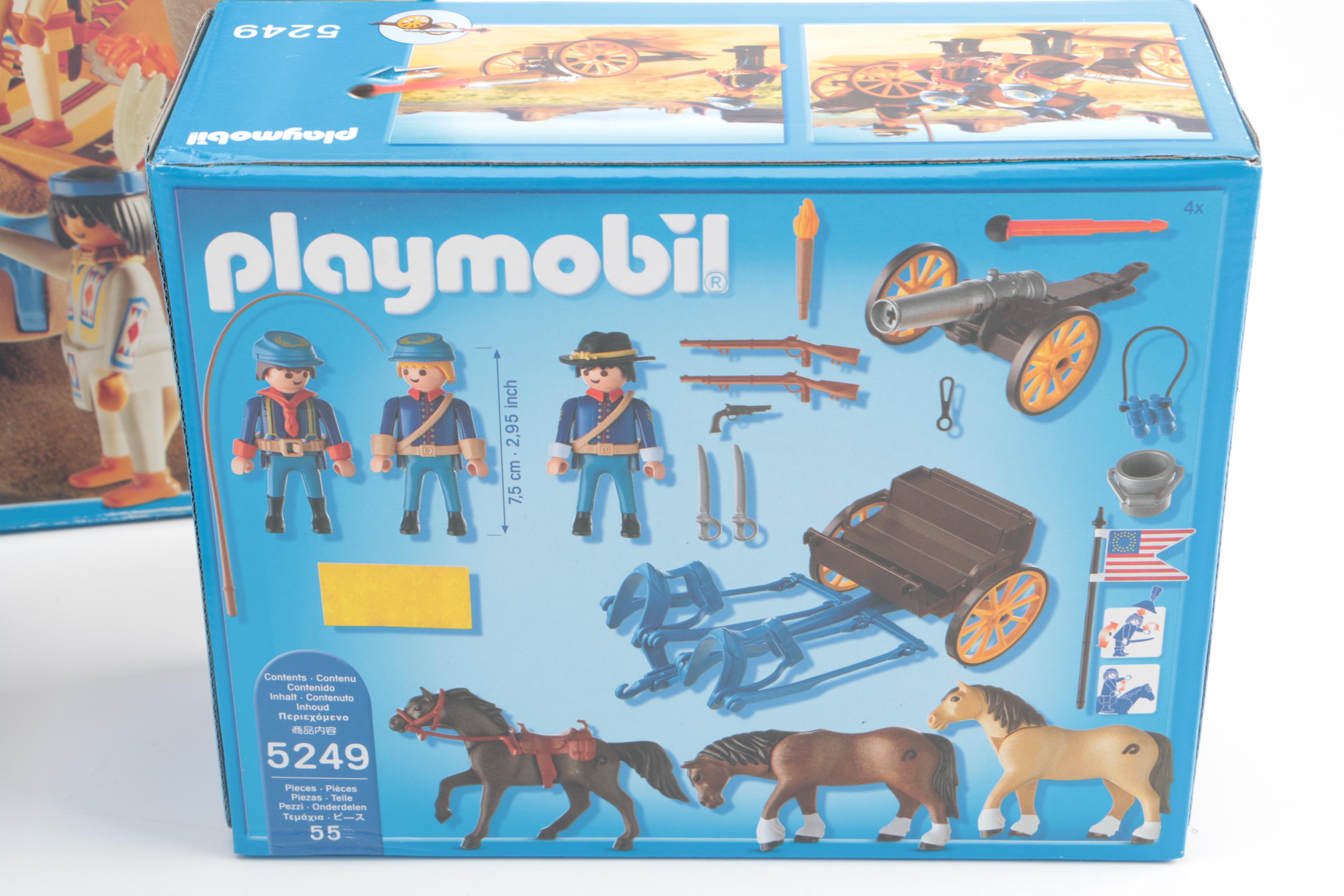 Playmobil Western Themed Sets Including "Western Super Set"