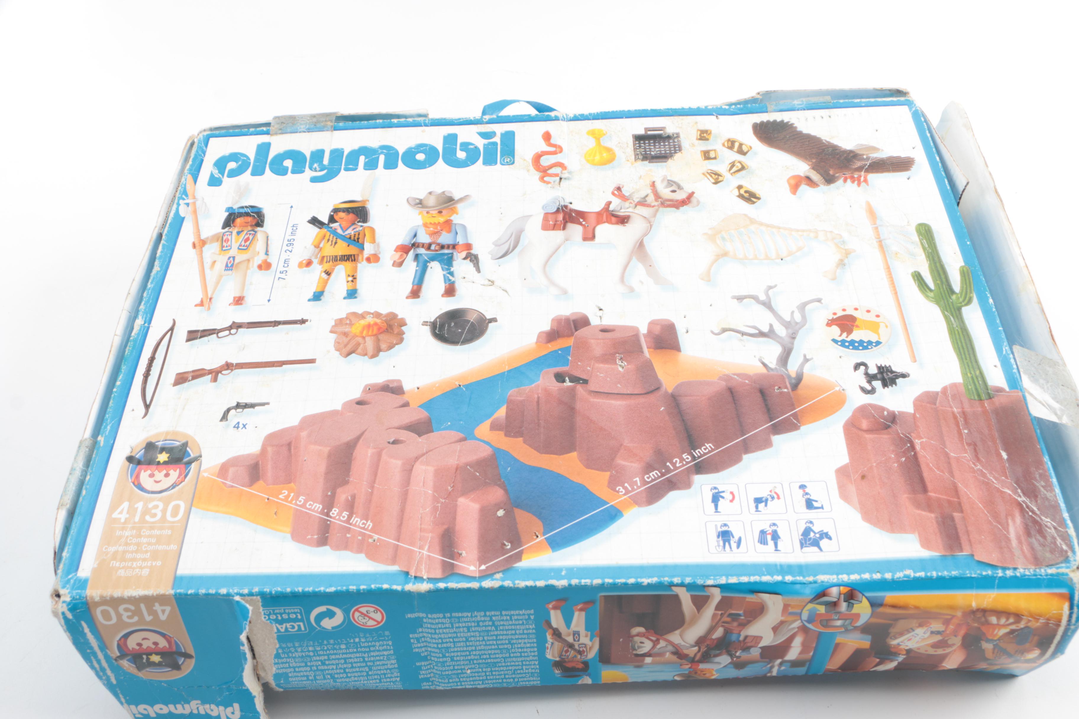 Playmobil Western Themed Sets Including "Western Super Set"