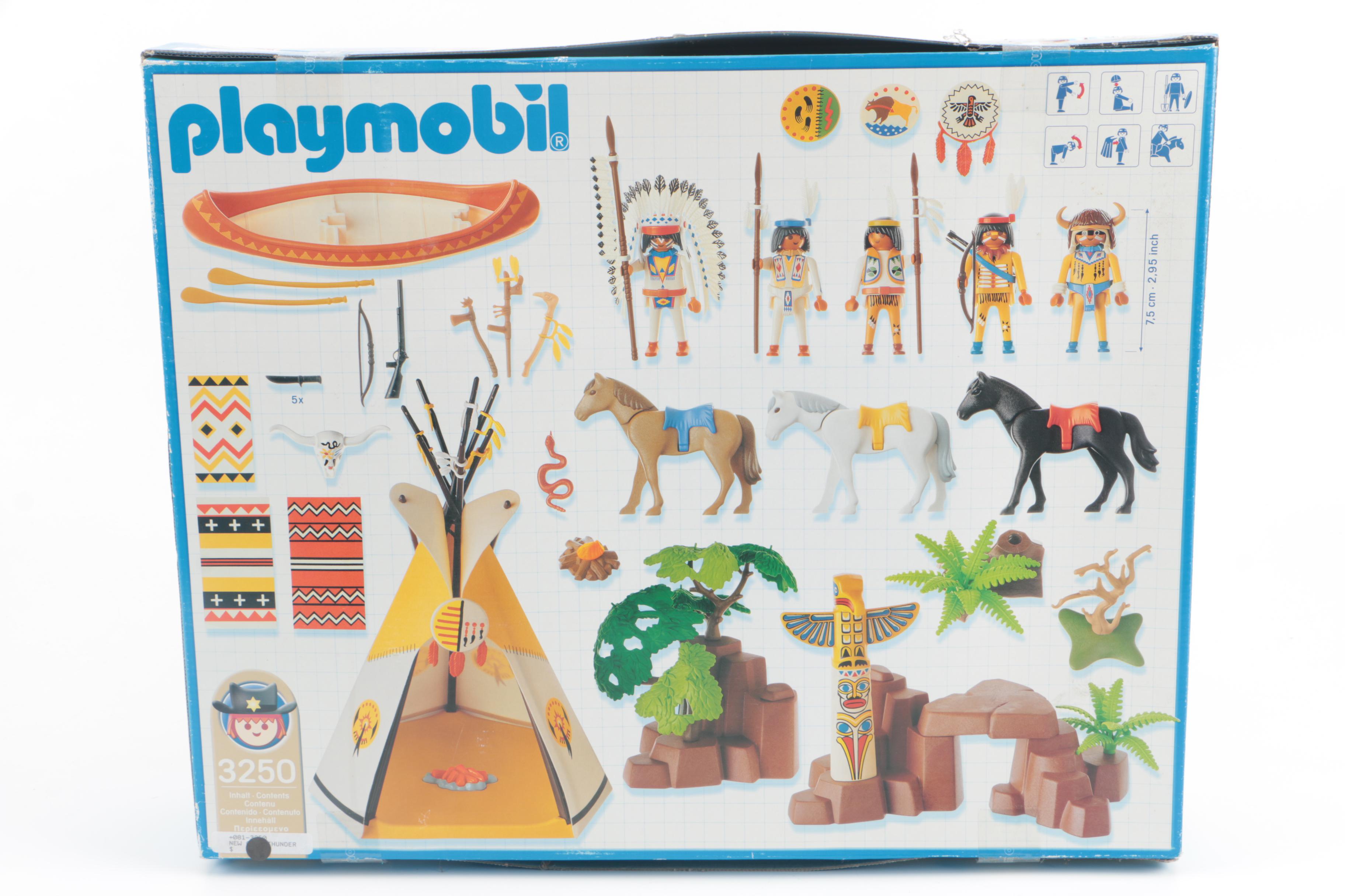 Playmobil Western Themed Sets Including "Western Super Set"