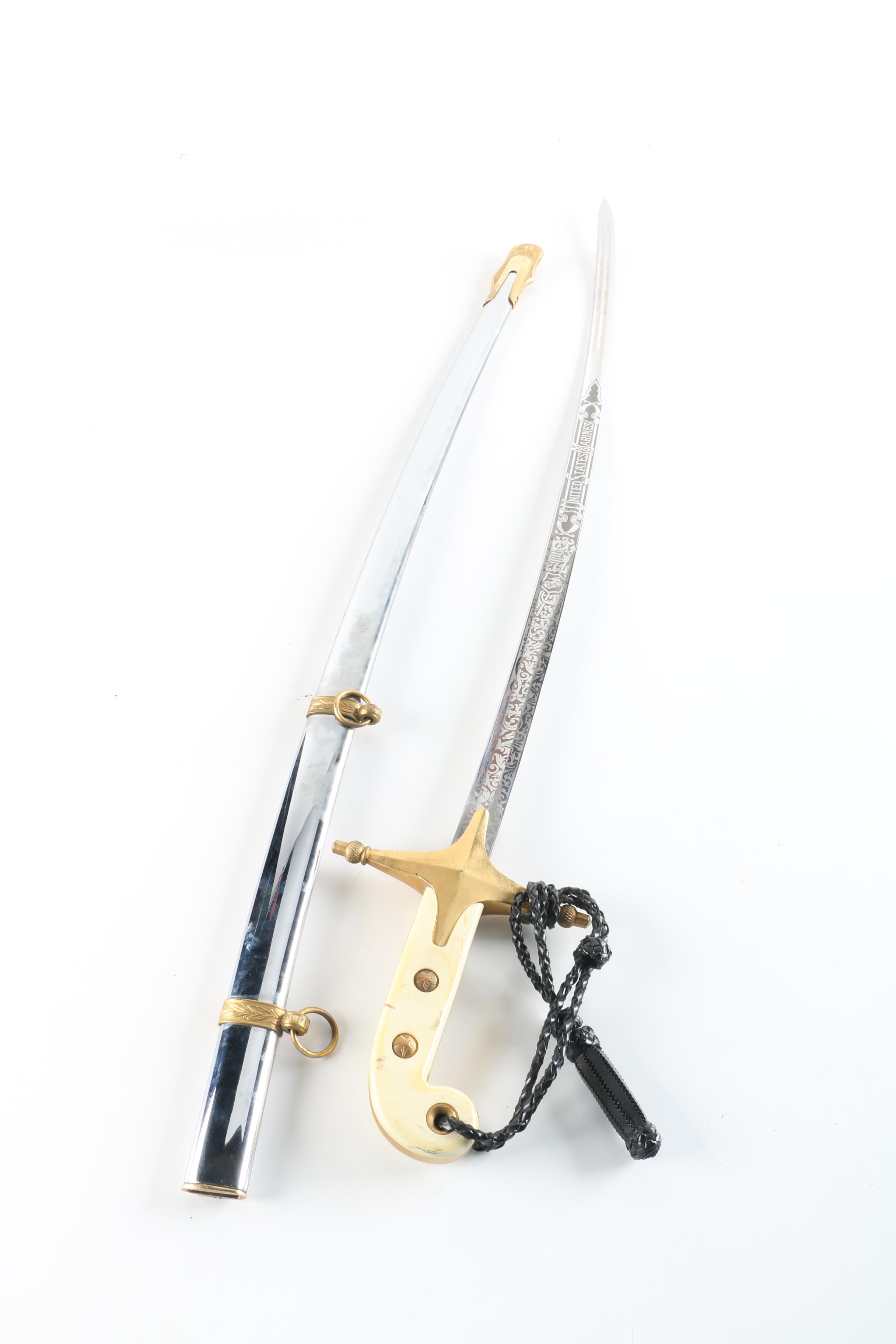 U.S. Marine Corps Mameluke Dress Sword by Hilborn-Hamburger With Case