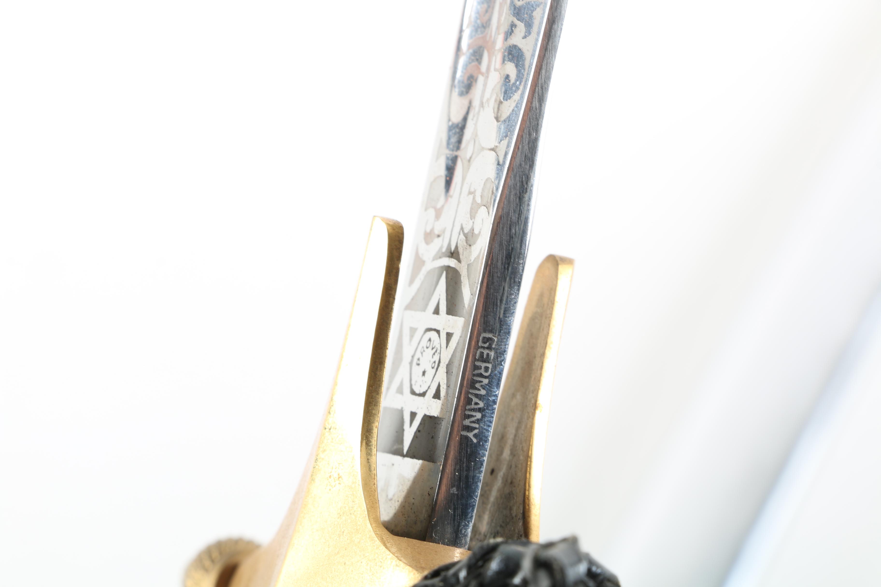 U.S. Marine Corps Mameluke Dress Sword by Hilborn-Hamburger With Case