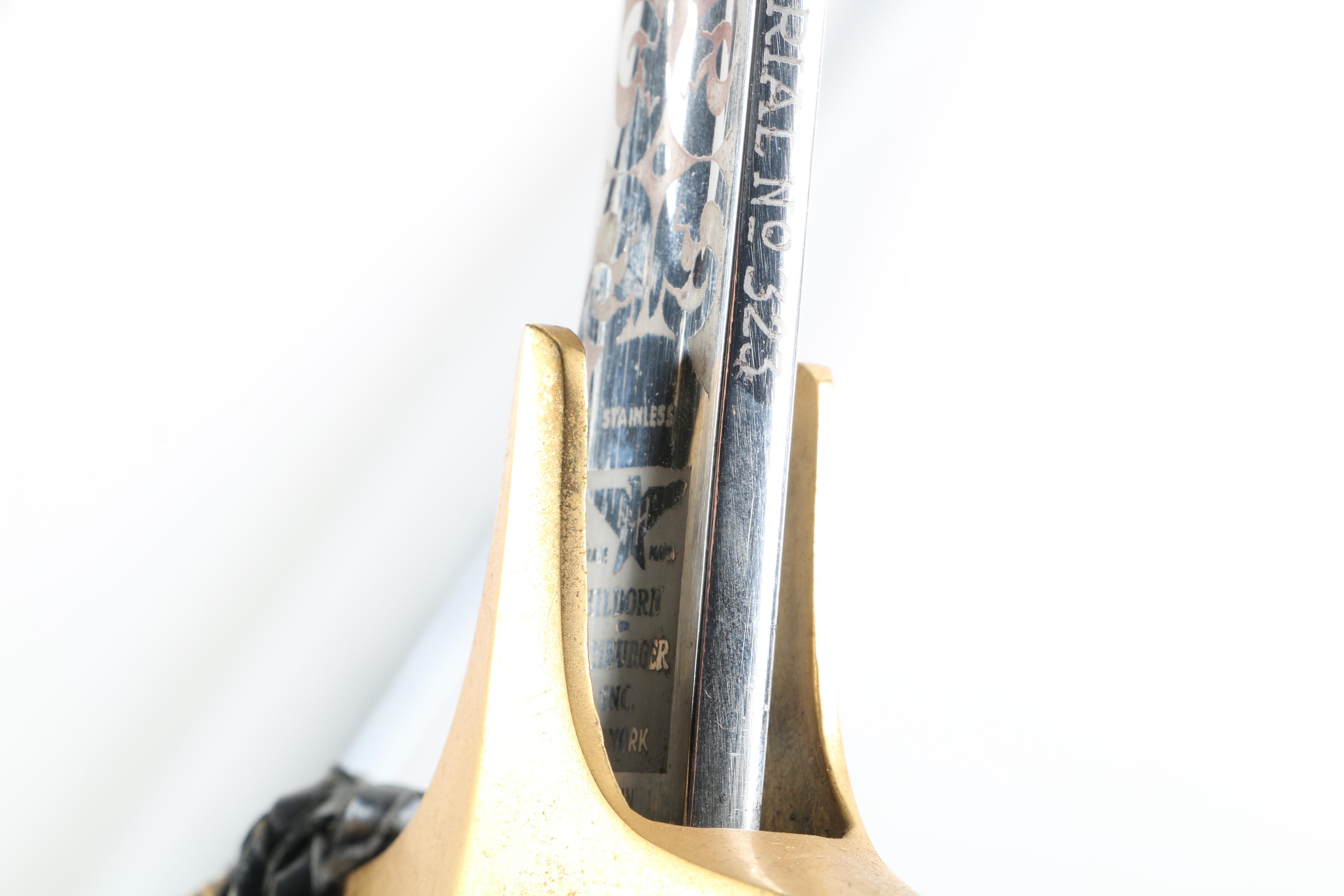 U.S. Marine Corps Mameluke Dress Sword by Hilborn-Hamburger With Case