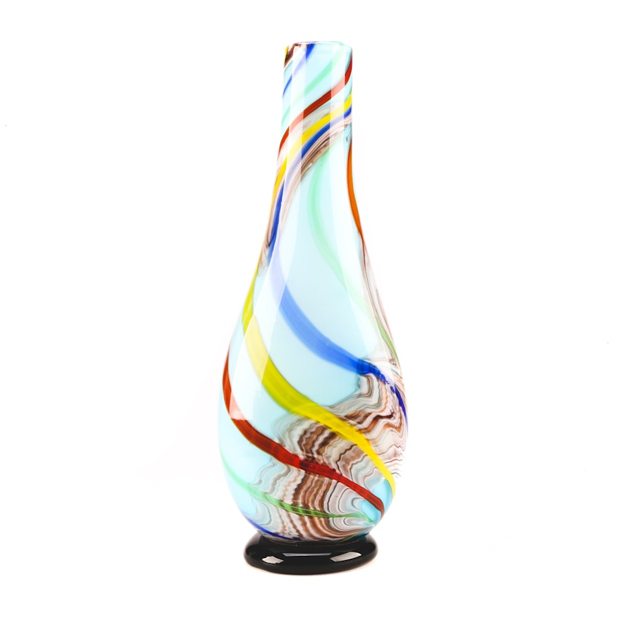 Vintage Murano Style Vase