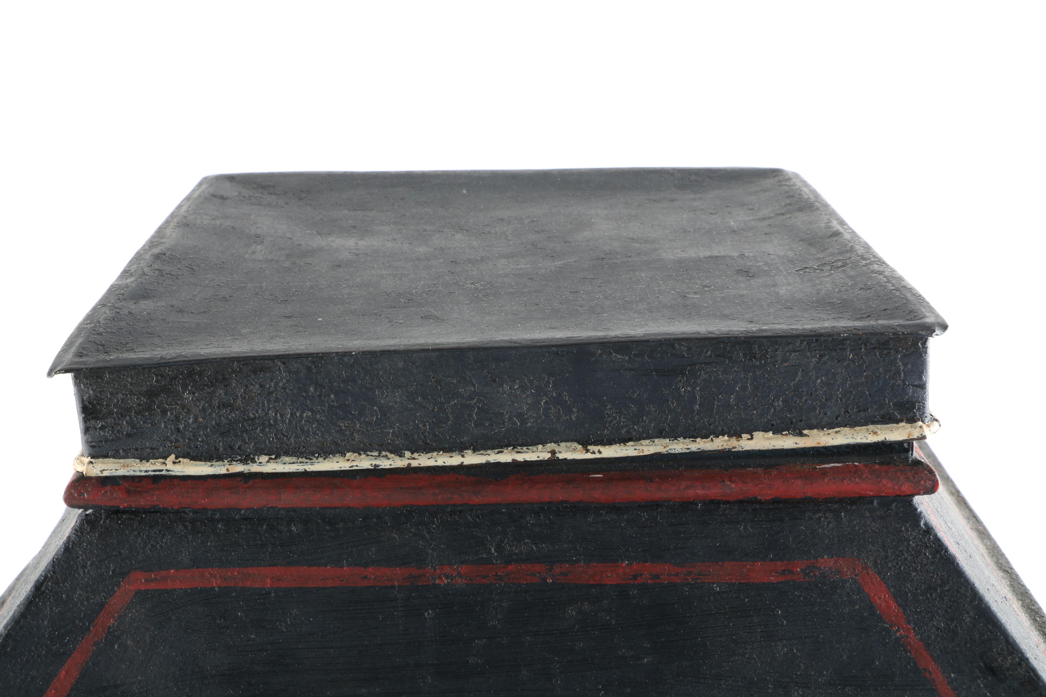 Painted "Union Blend Teas and Coffees" Metal Canister