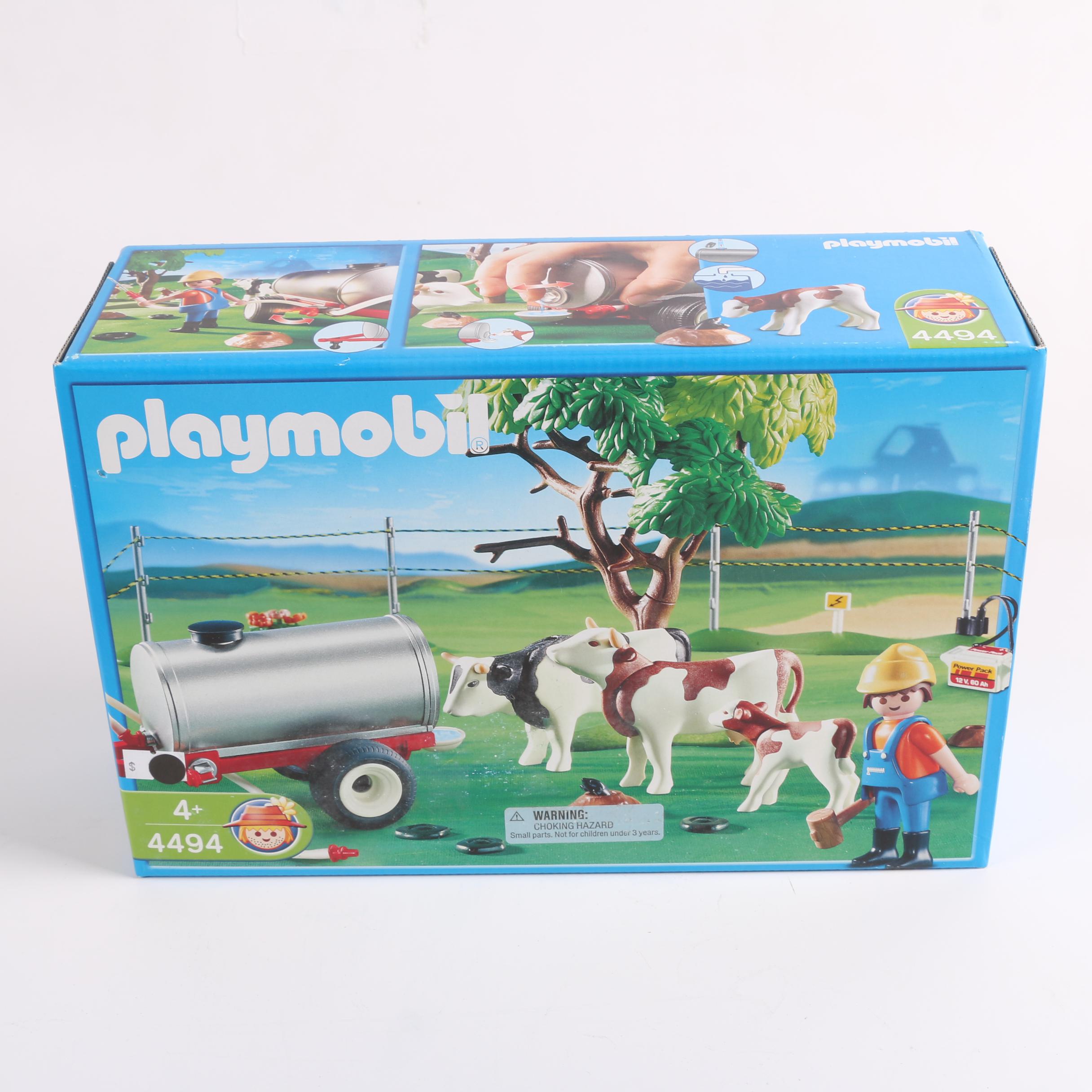 Playmobil Country Themed Sets Including "Tractor with Hay Trailer"